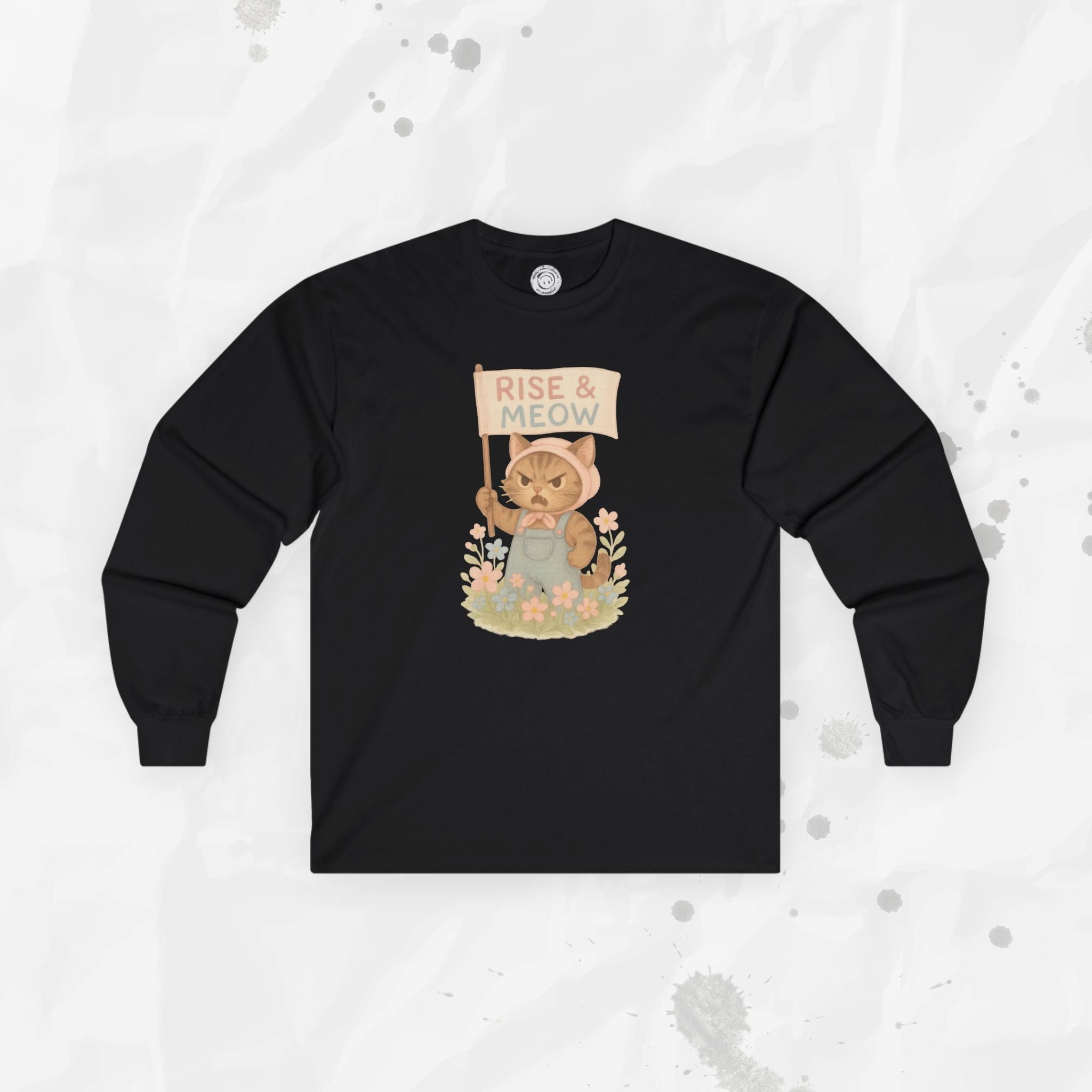 Rise & Meow - Long Sleeve T-Shirt