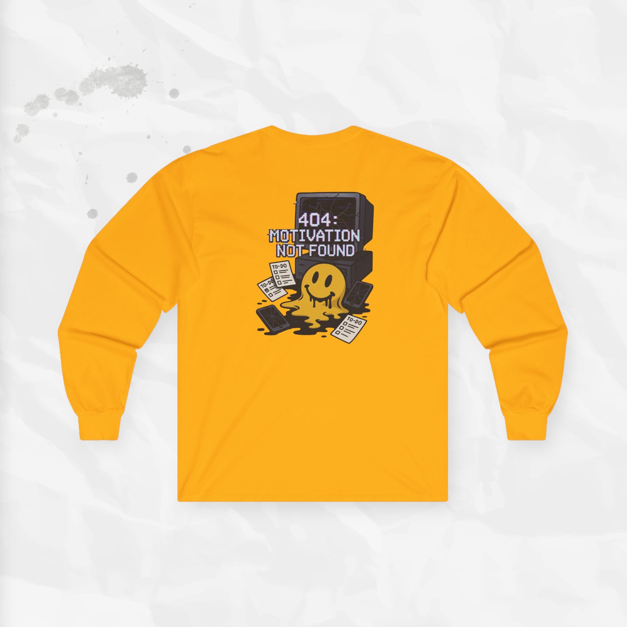 404: Motivation Not Found - Long Sleeve T-Shirt