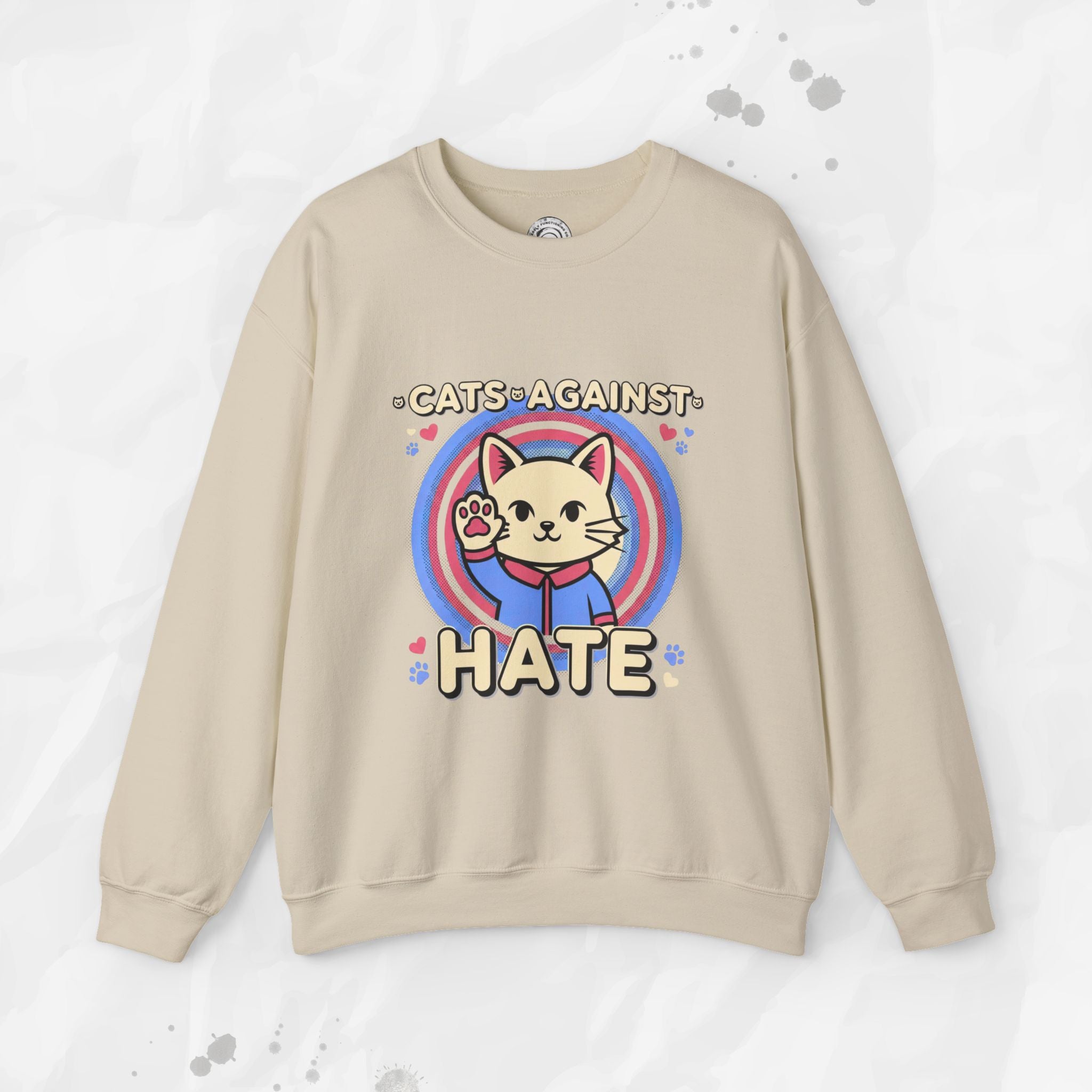Cats Against Hate – Crewneck Sweatshirt