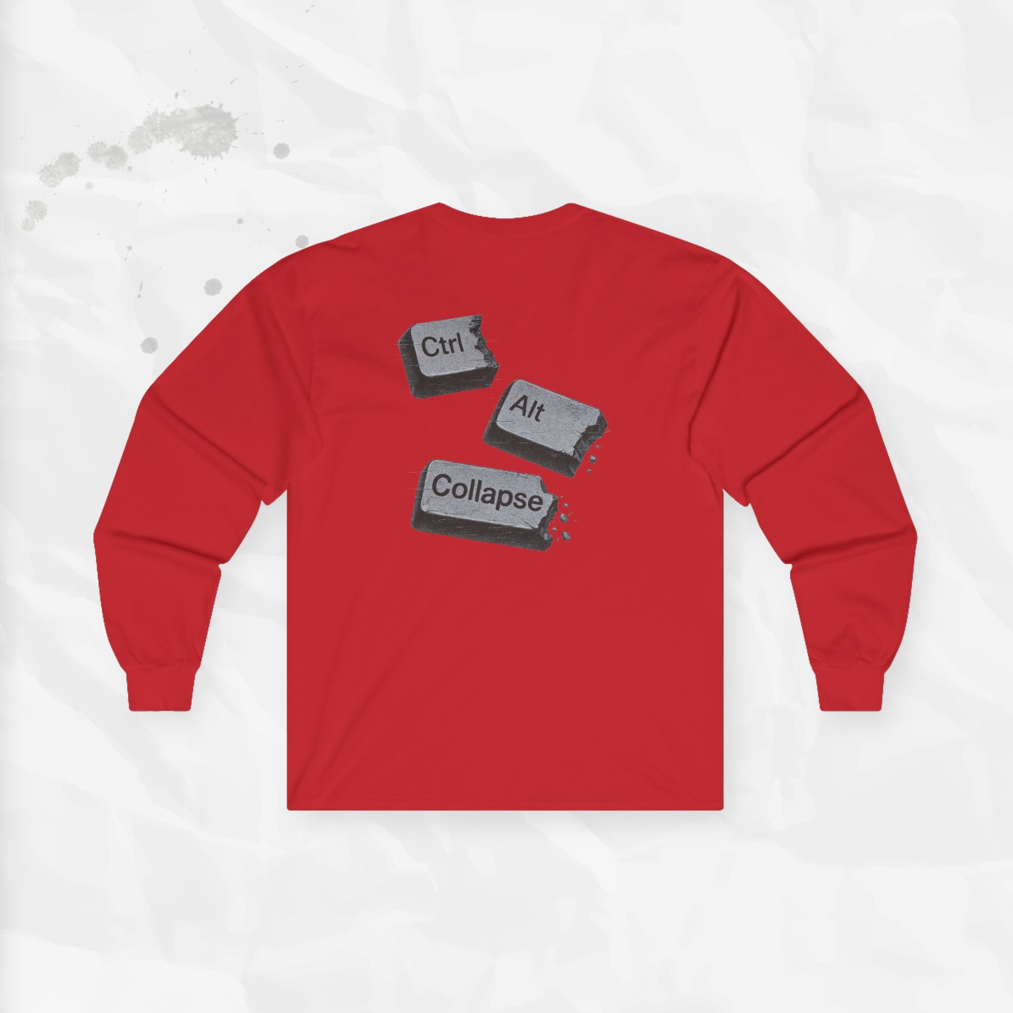 Ctrl Alt Collapse - Long Sleeve T-Shirt