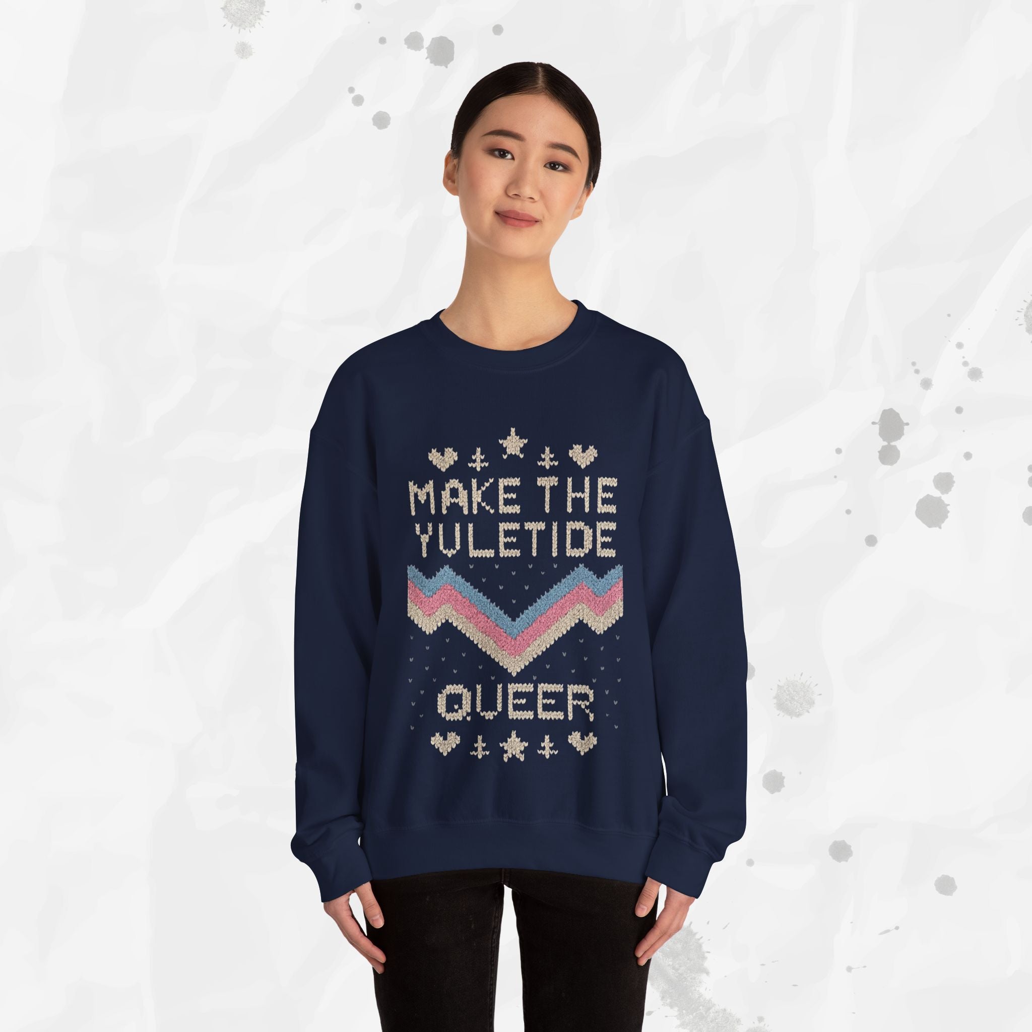 Make the Yuletide Queer – Crewneck Sweatshirt