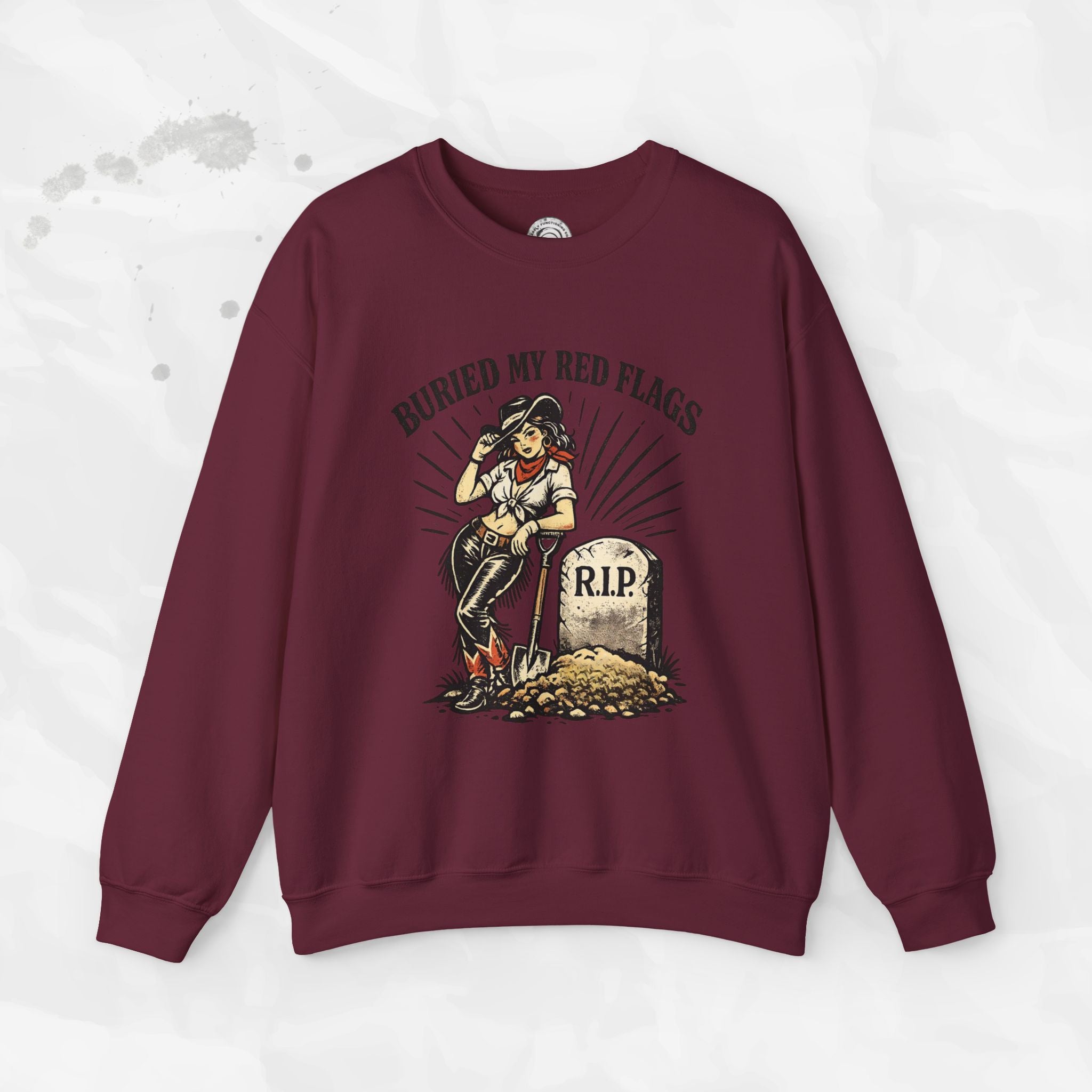 Buried My Red Flags – Crewneck Sweatshirt