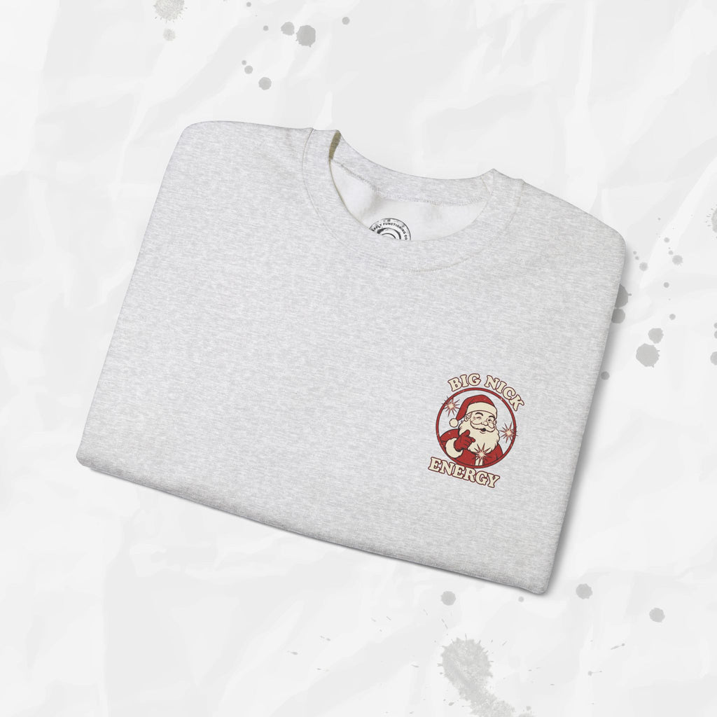 Big Nick Energy – Crewneck Sweatshirt (Pocket Print)