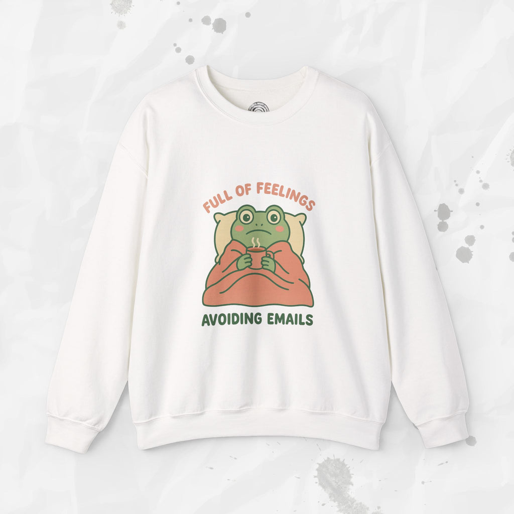 Full of Feelings Avoiding Emails - Crewneck Sweatshirt