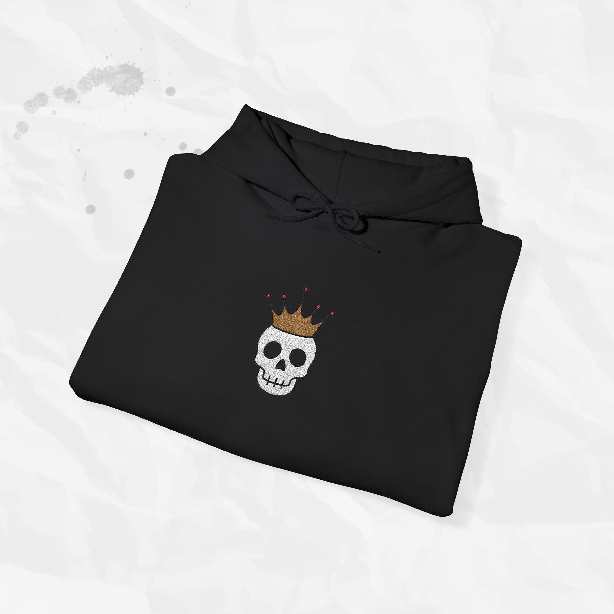 Crown Skull - Embroidered Hoodie
