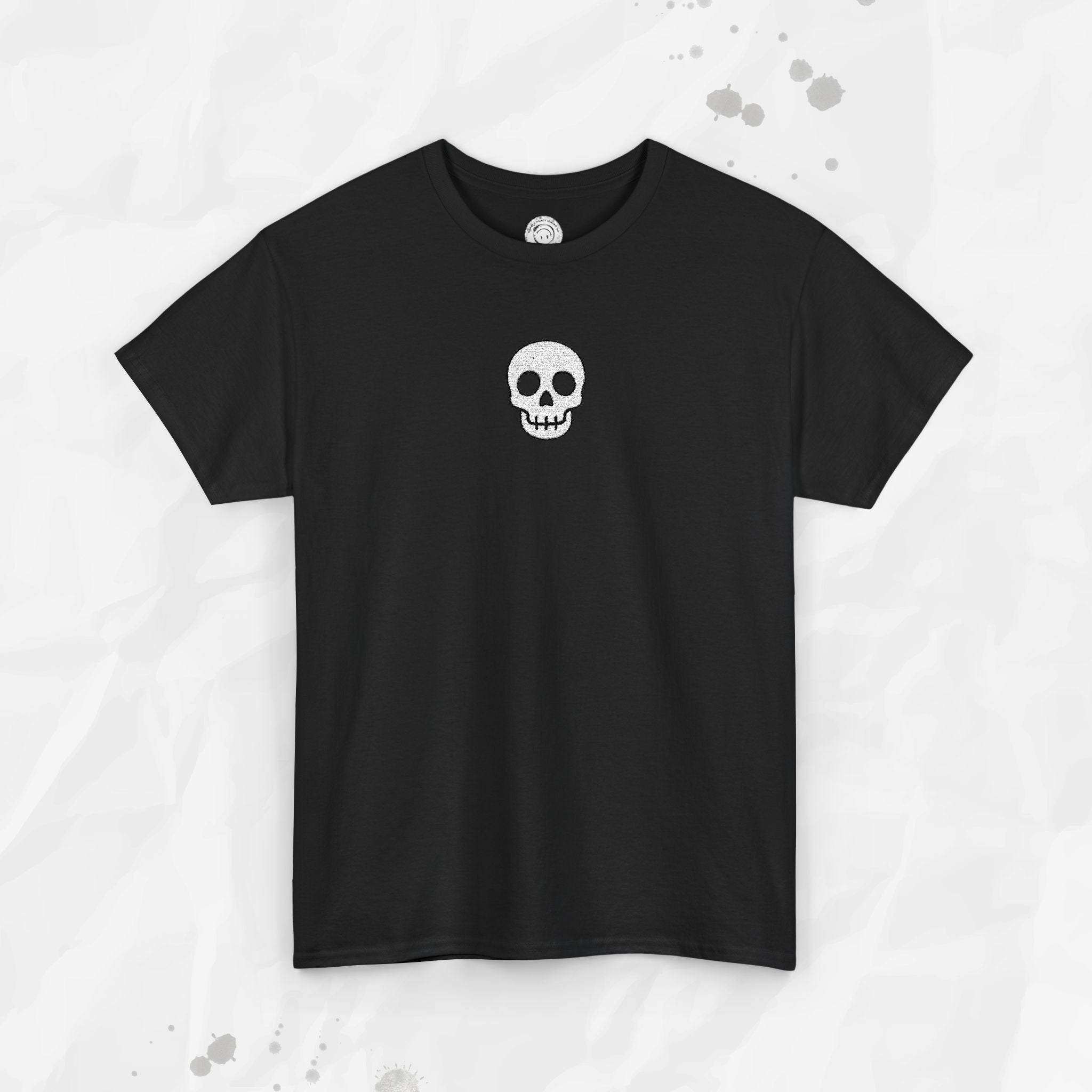 Skull Icon – Embroidered T-Shirt