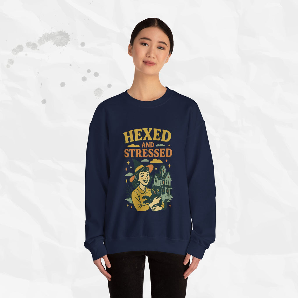 Hexed and Stressed – Crewneck Sweatshirt