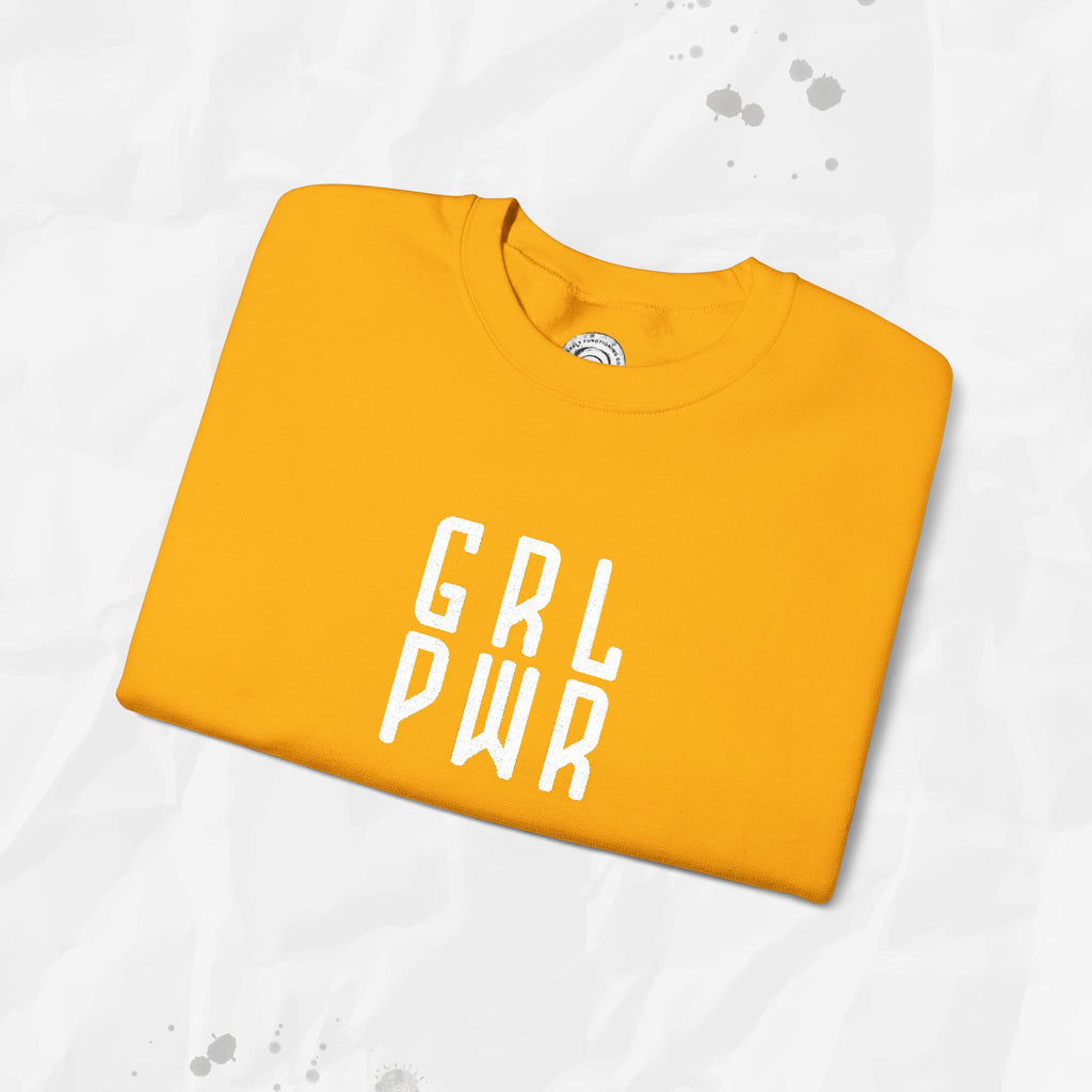 GRL PWR - Embroidered Crewneck Sweatshirt