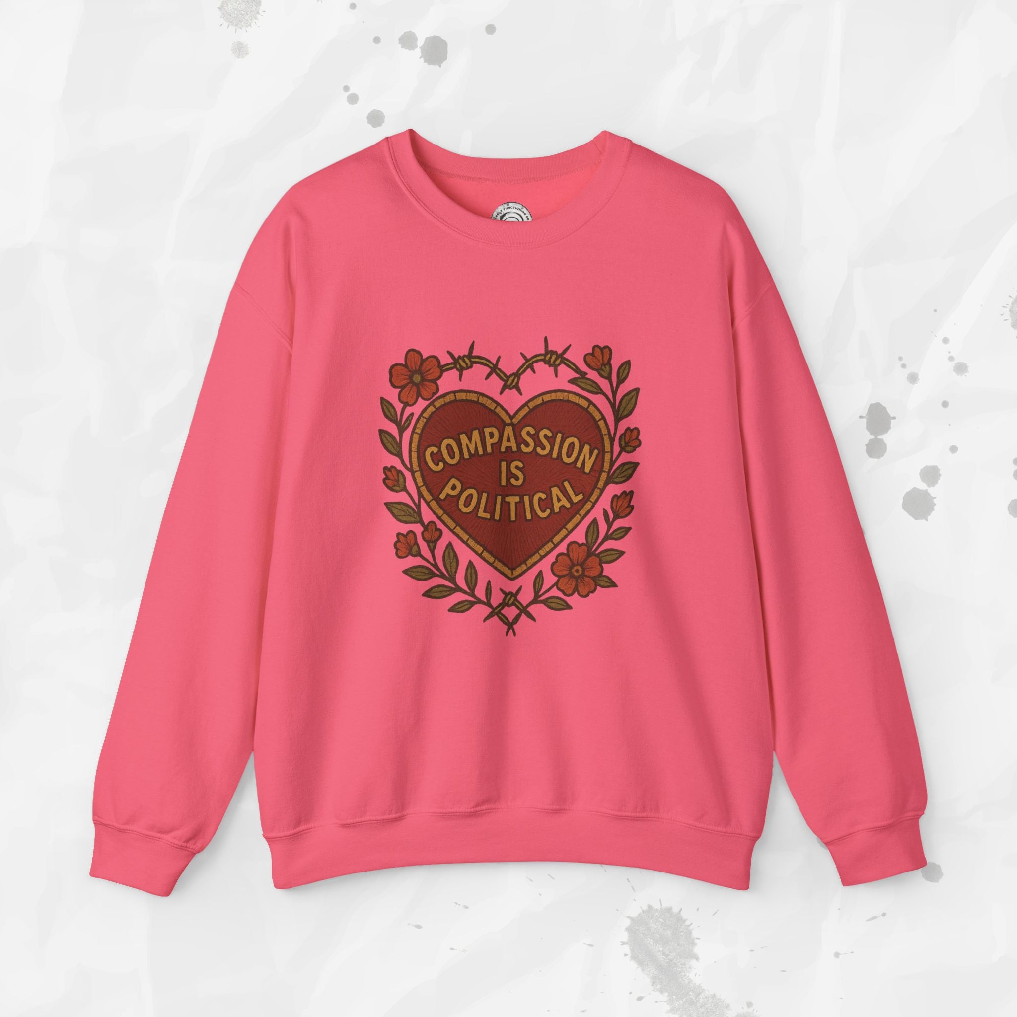 Compassion Is Political - Crewneck Sweatshirt