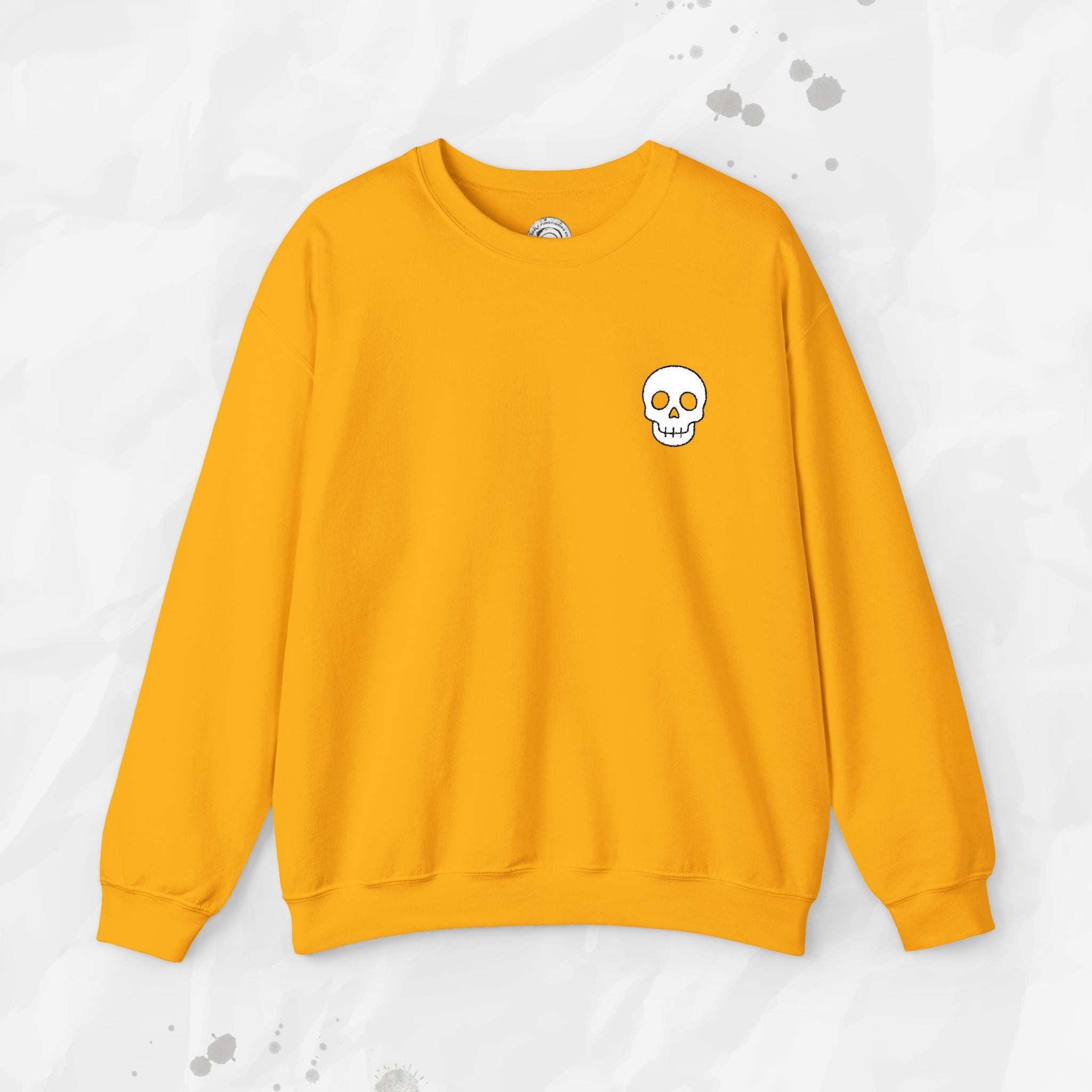 Skull Icon – Embroidered Crewneck Sweatshirt