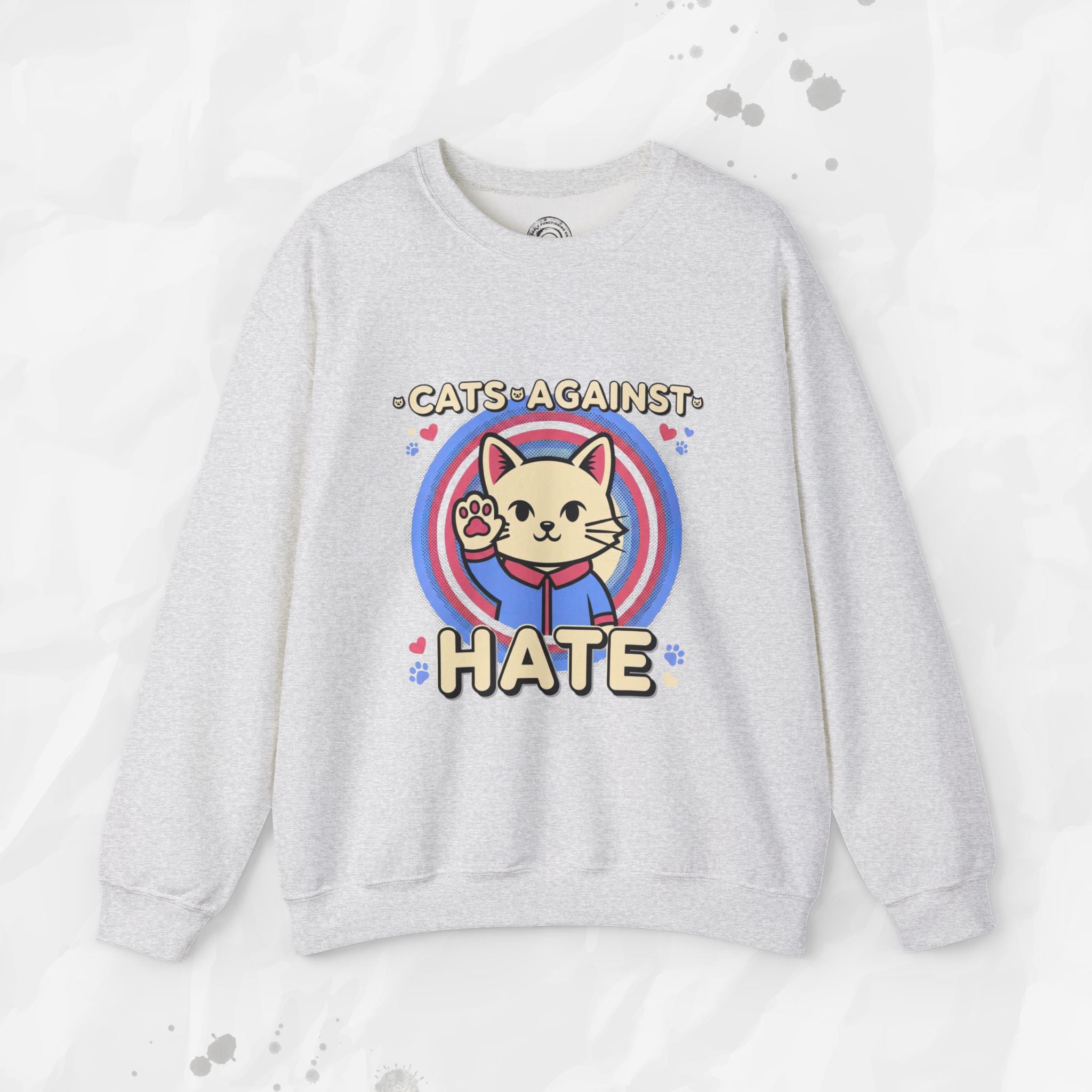Cats Against Hate – Crewneck Sweatshirt