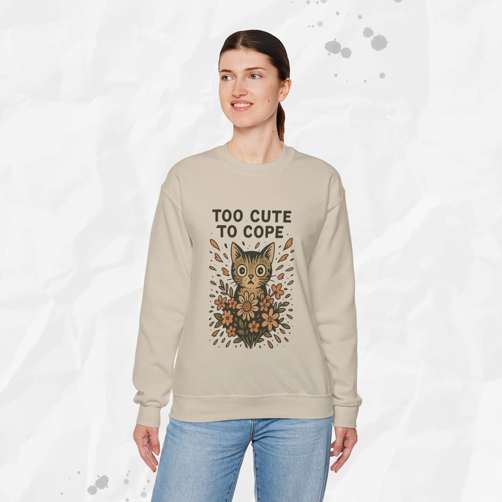 Too Cute to Cope - Crewneck Sweatshirt