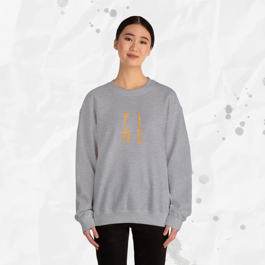 FINE – Embroidered Crewneck Sweatshirt
