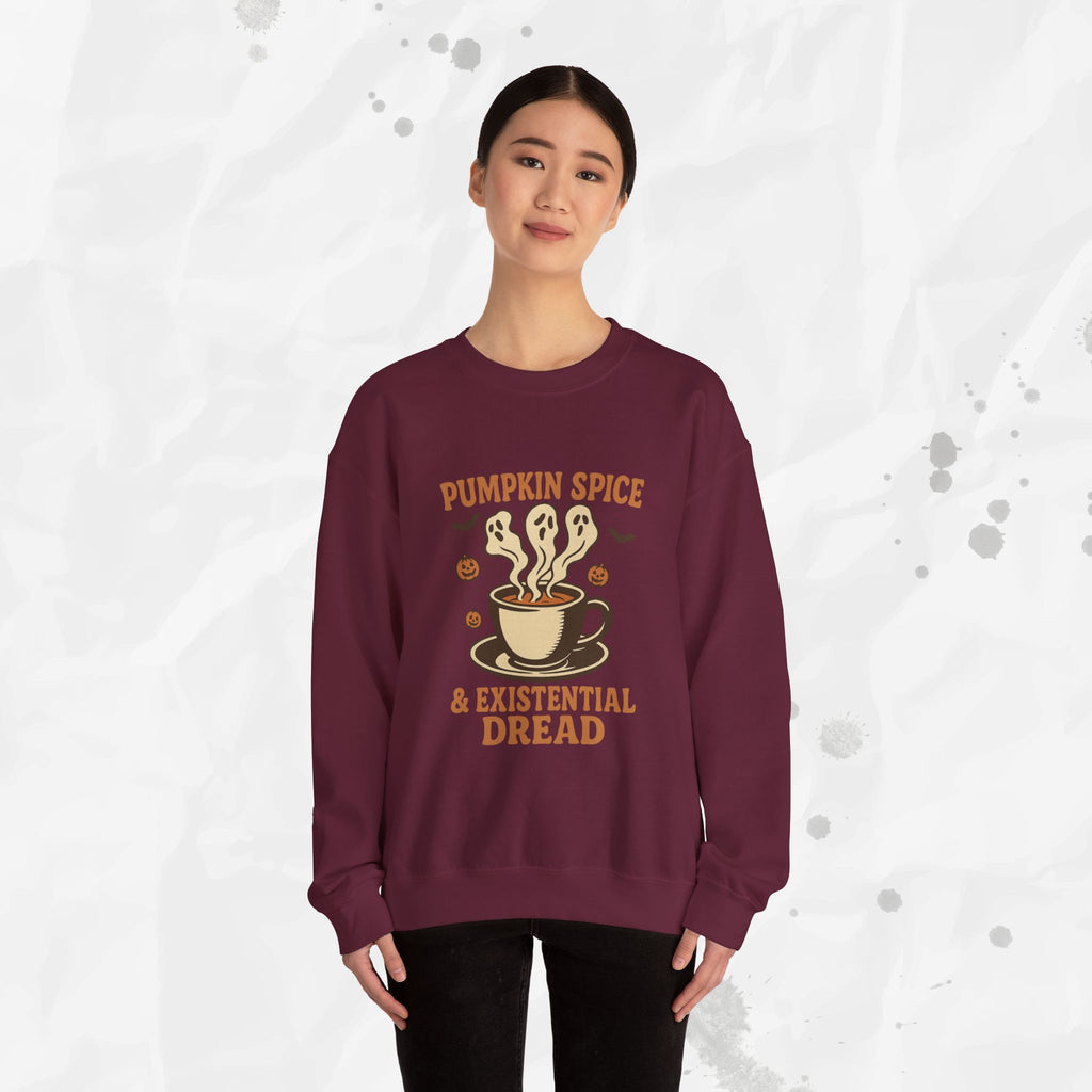 Pumpkin Spice & Existential Dread - Crewneck Sweatshirt