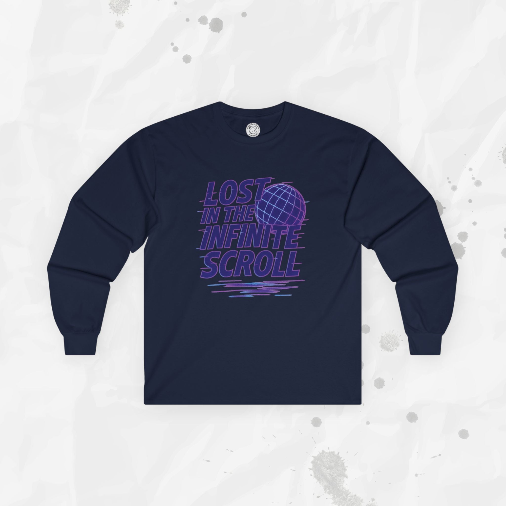 Lost in the Infinite Scroll - Long Sleeve T-Shirt