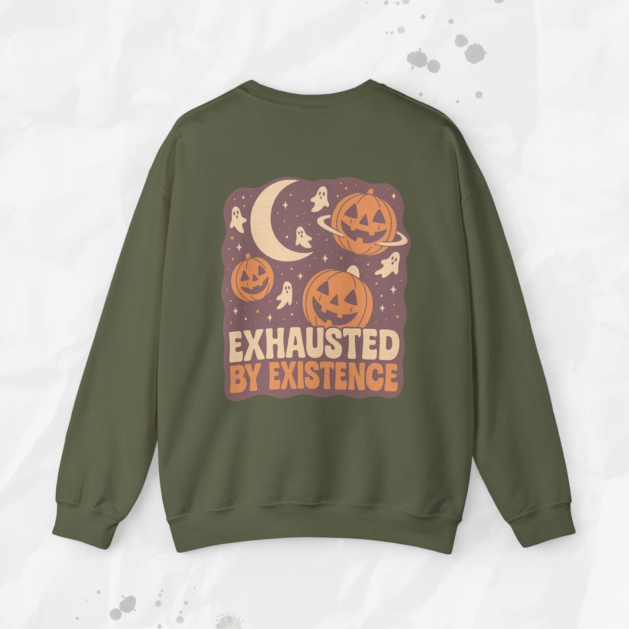 Exhausted by Existence - Crewneck Sweatshirt
