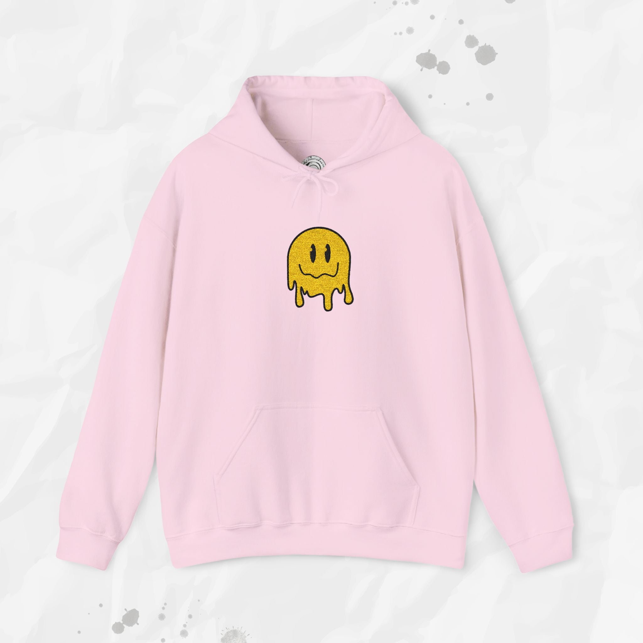 Melty Smiley - Embroidered Hoodie