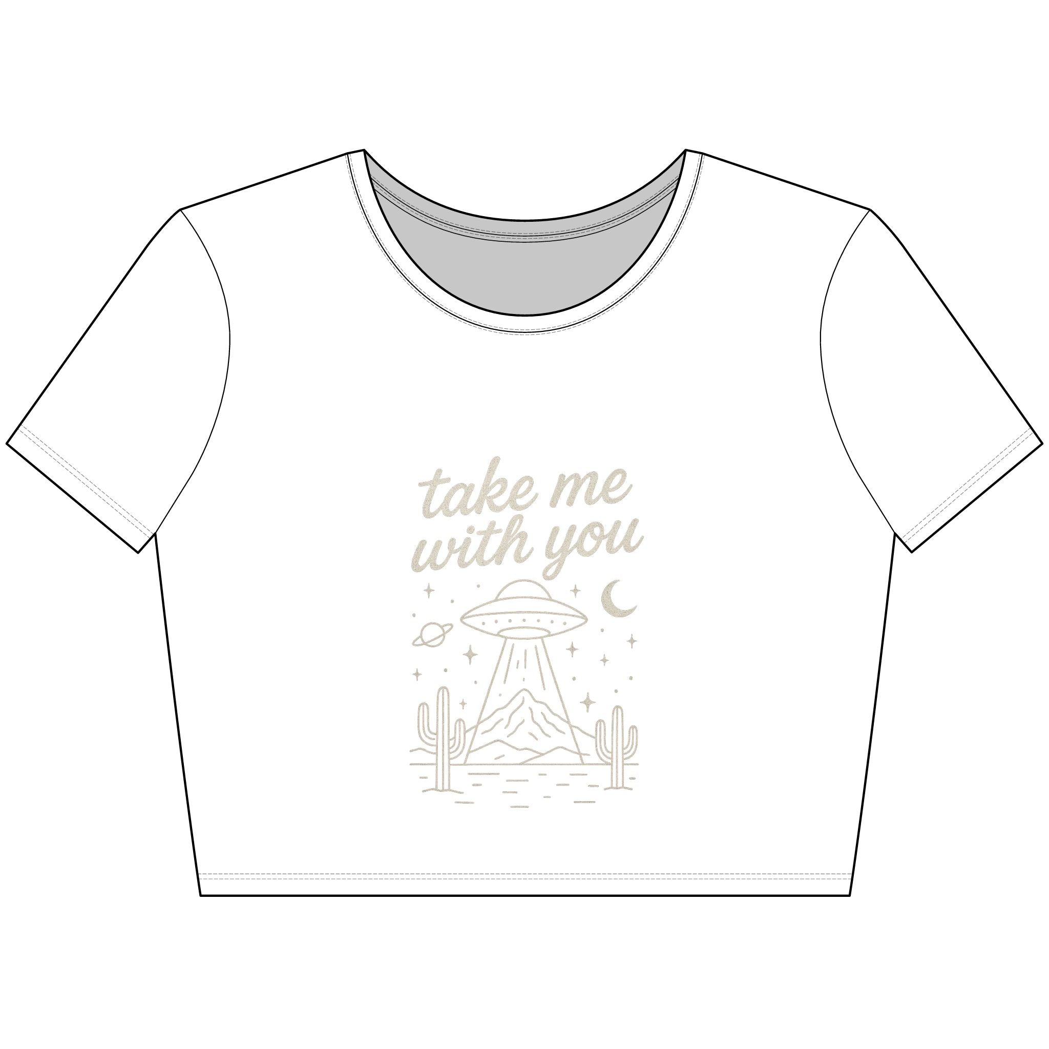 Take Me With You - Crop Top