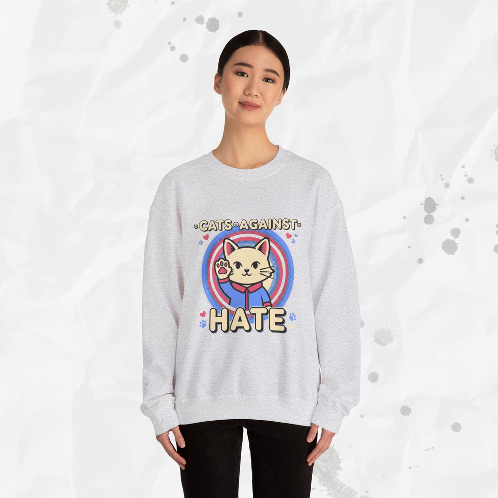 Cats Against Hate – Crewneck Sweatshirt