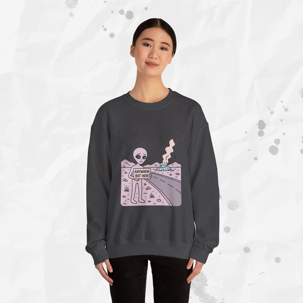 Anywhere But Here - Crewneck Sweatshirt