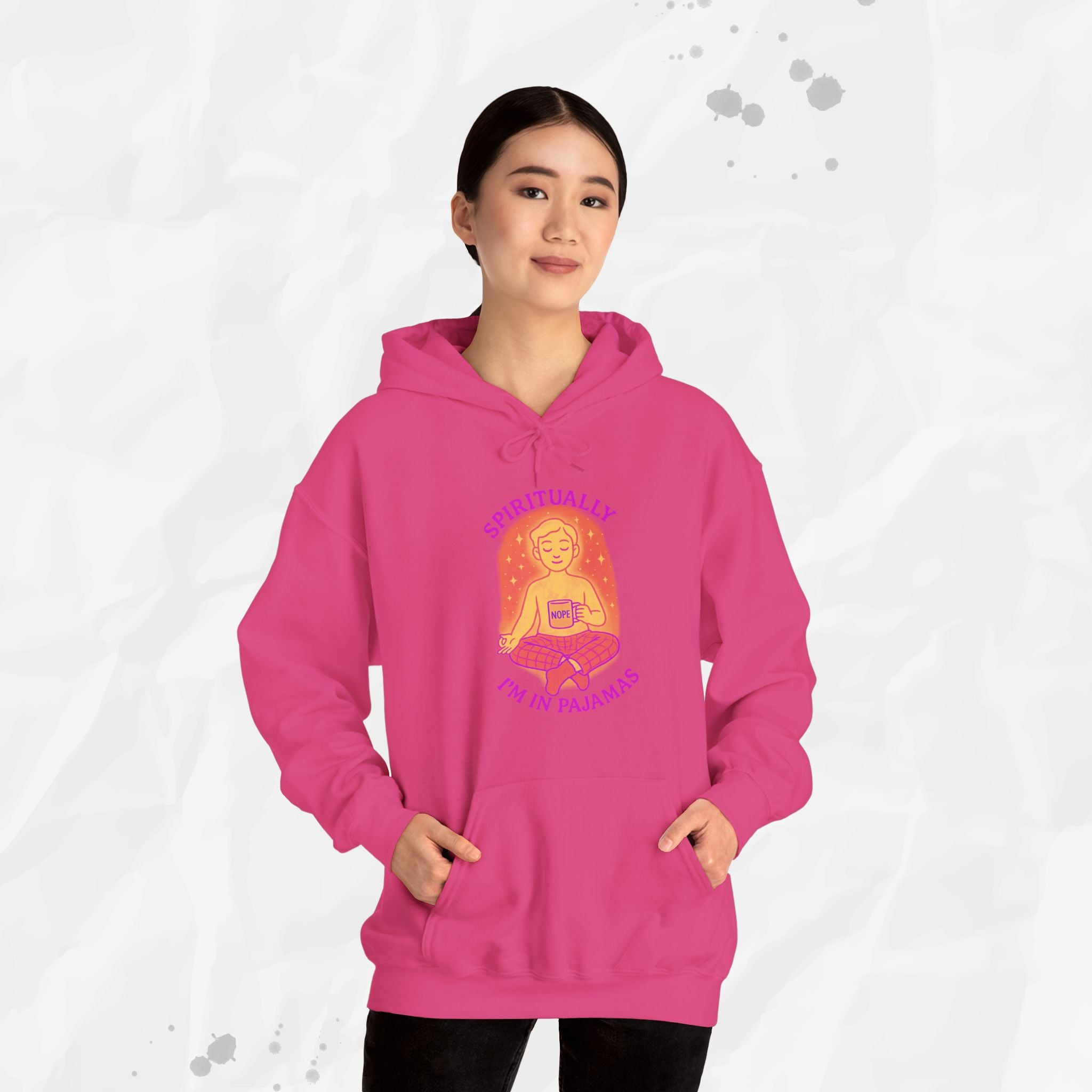 Spiritually Im in Pajamas - Hoodie