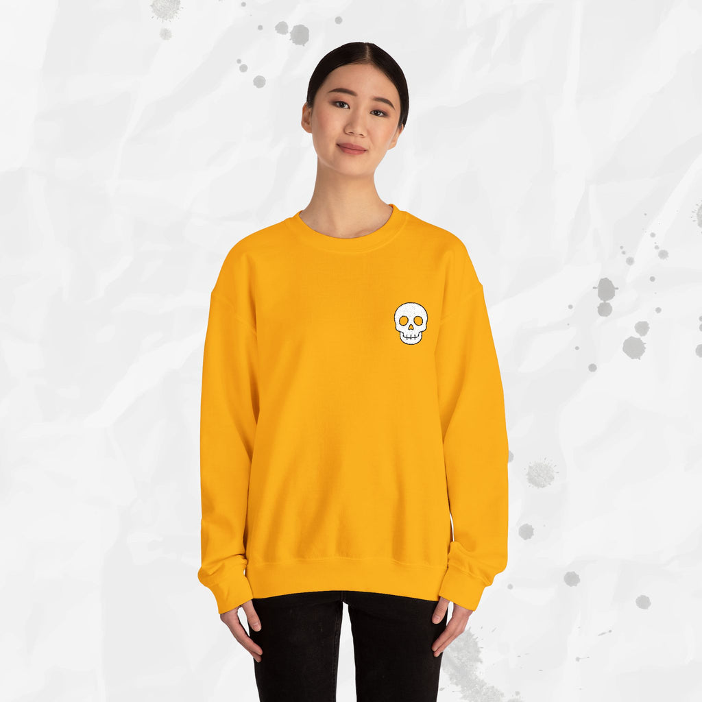 Skull Icon – Embroidered Crewneck Sweatshirt