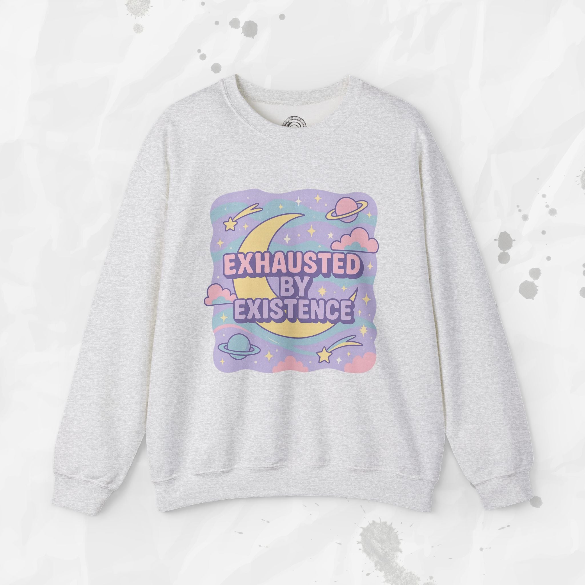 Exhausted by Existence - Crewneck Sweatshirt