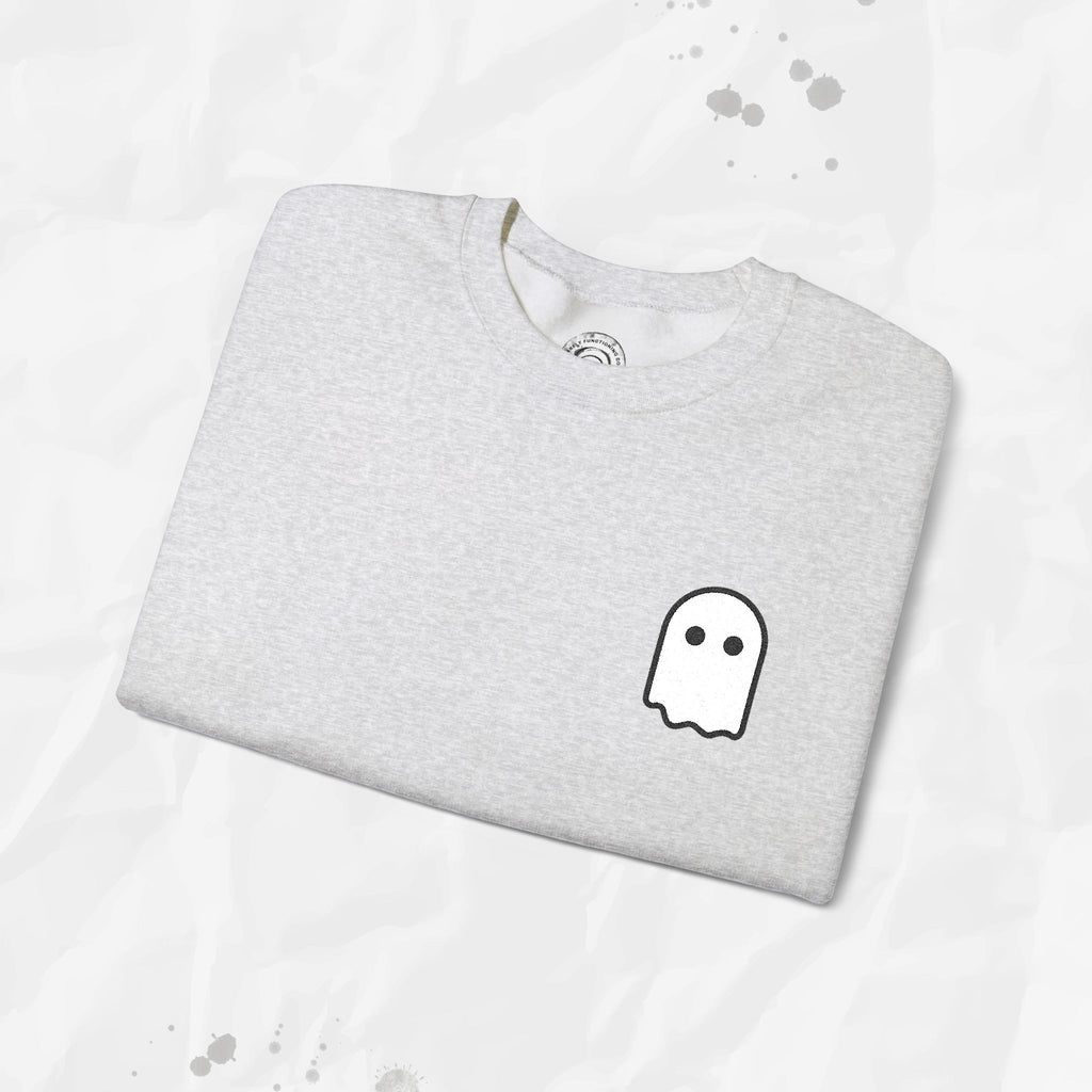 Sweat-shirt à col rond brodé Ghost Icon –