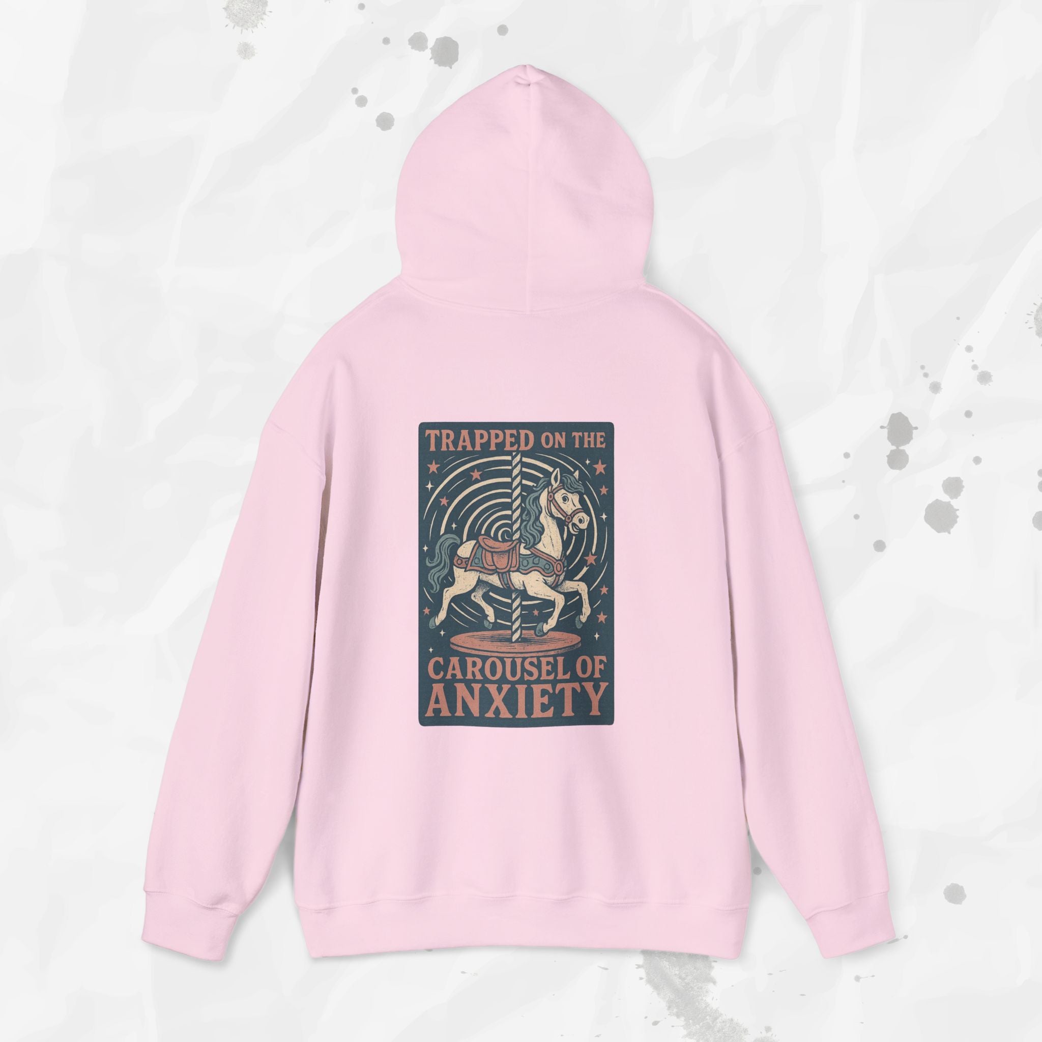 Trapped on the Carousel of Anxiety - Hoodie