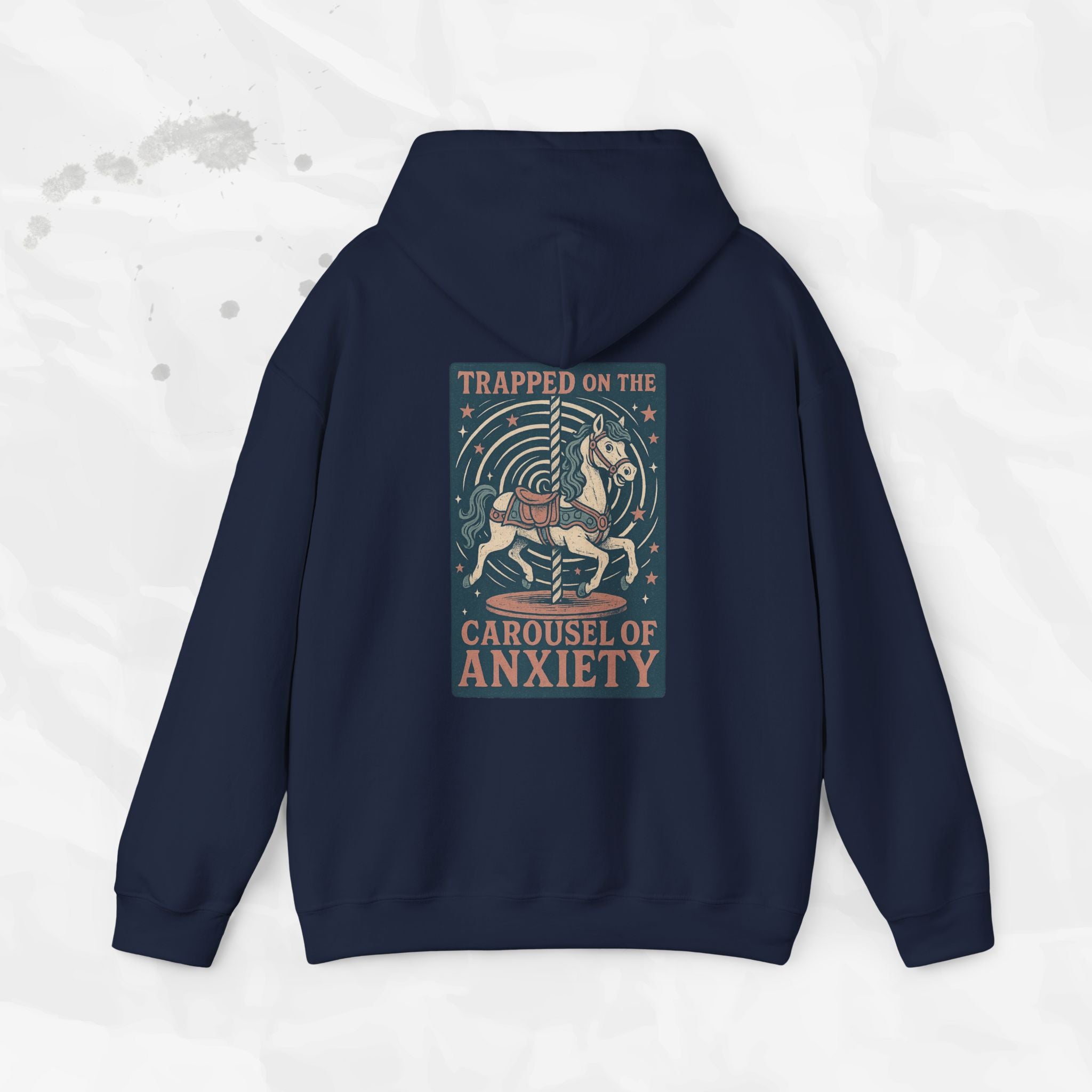 Trapped on the Carousel of Anxiety - Hoodie