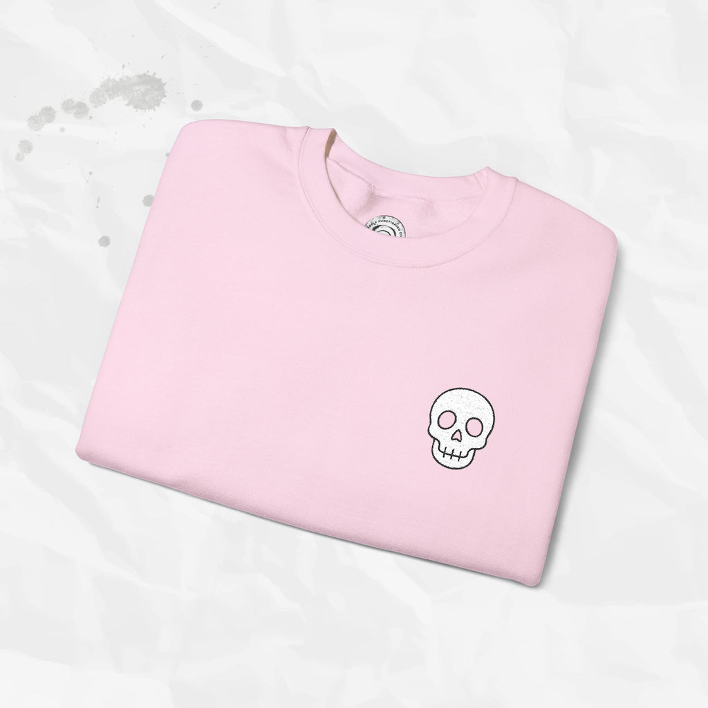 Skull Icon – Embroidered Crewneck Sweatshirt