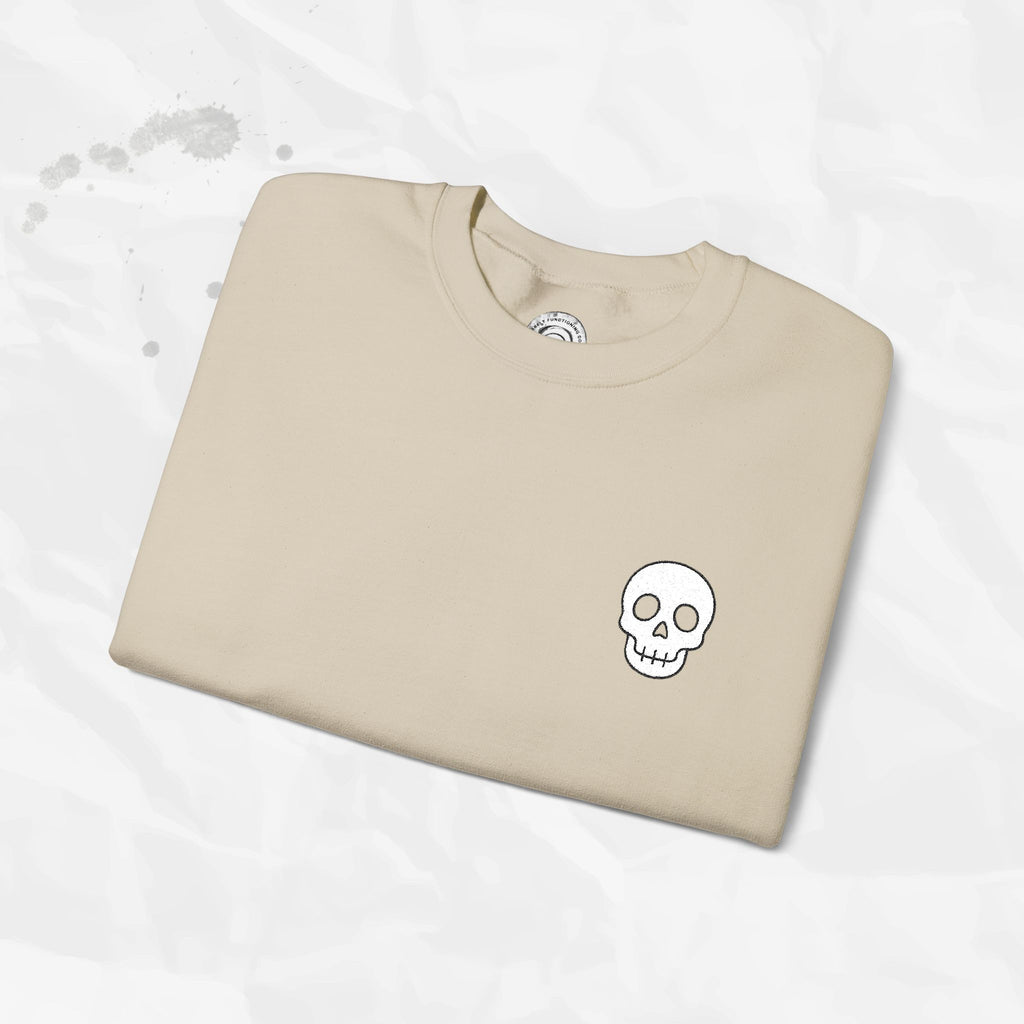 Skull Icon – Embroidered Crewneck Sweatshirt
