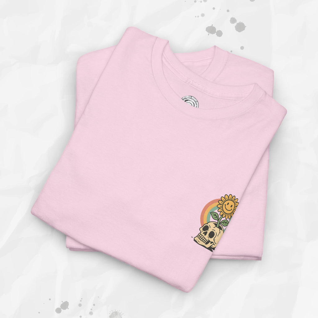 Fake It Til You Make It – T-Shirt (Pocket Print)