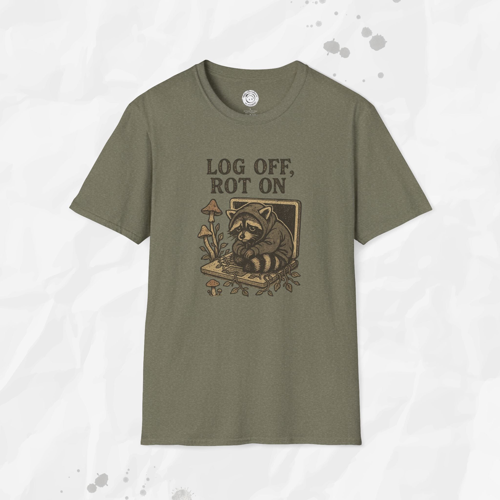 Log Off, Rot On - T-Shirt