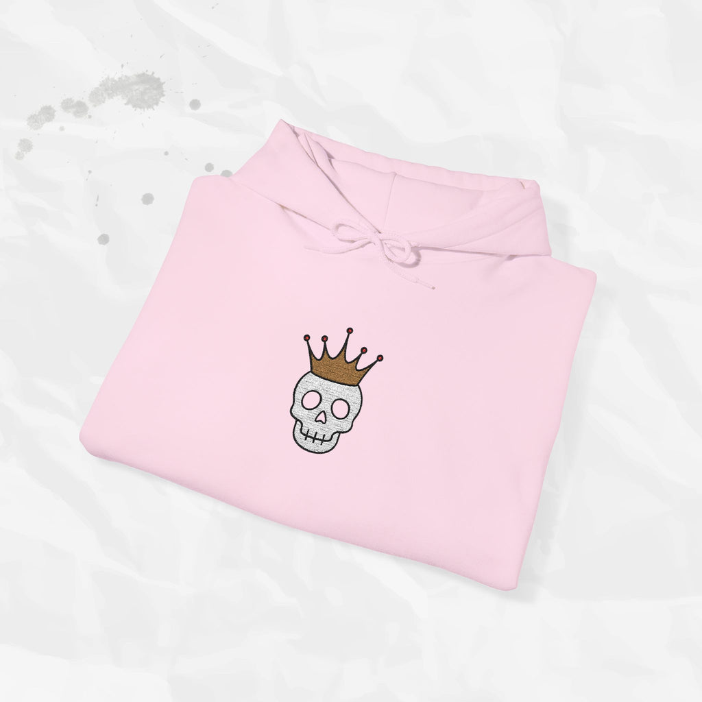 Crown Skull - Embroidered Hoodie