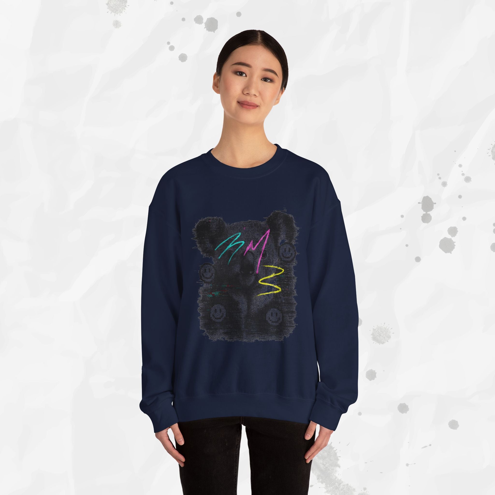 Glitched Koala – Crewneck Sweatshirt