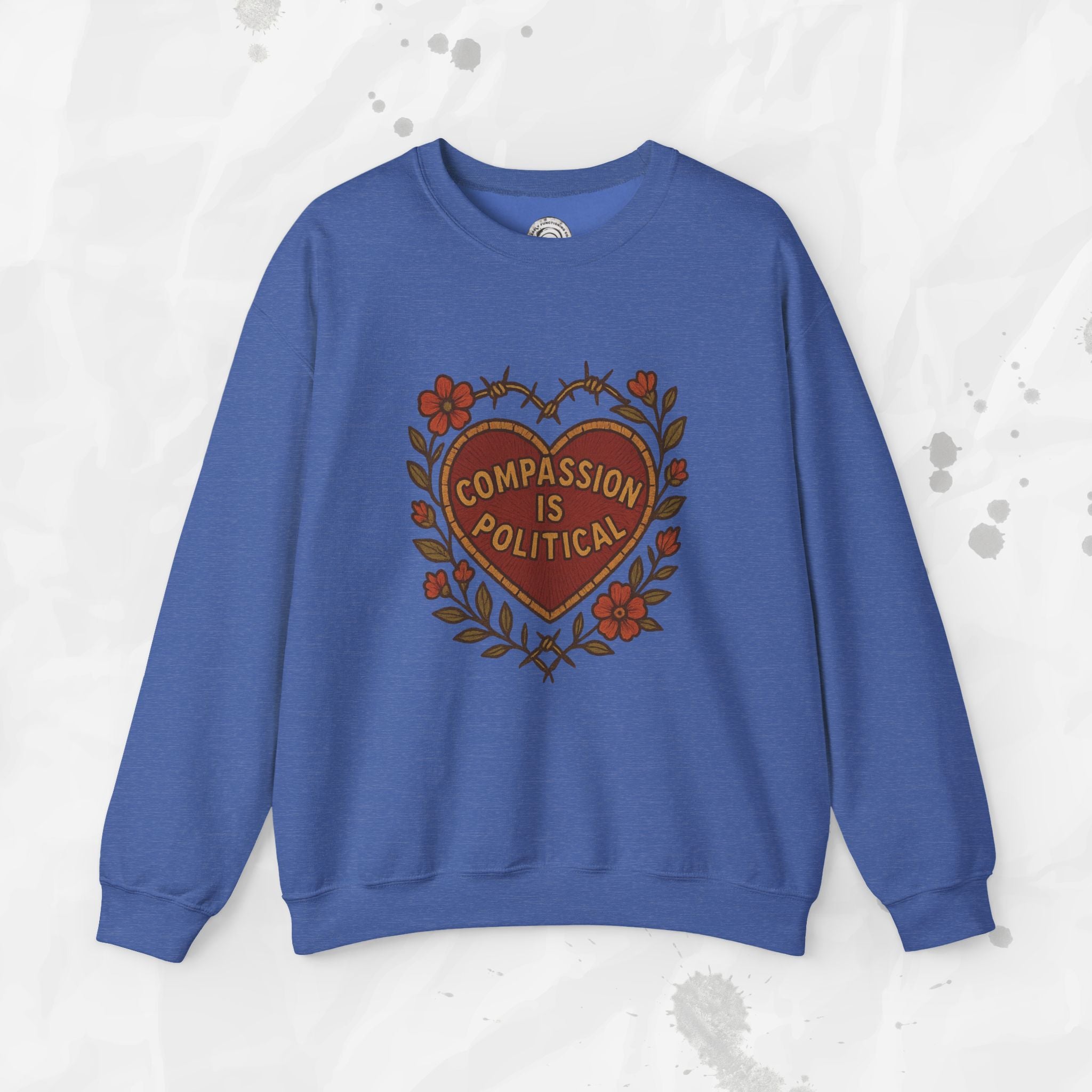 Compassion Is Political - Crewneck Sweatshirt