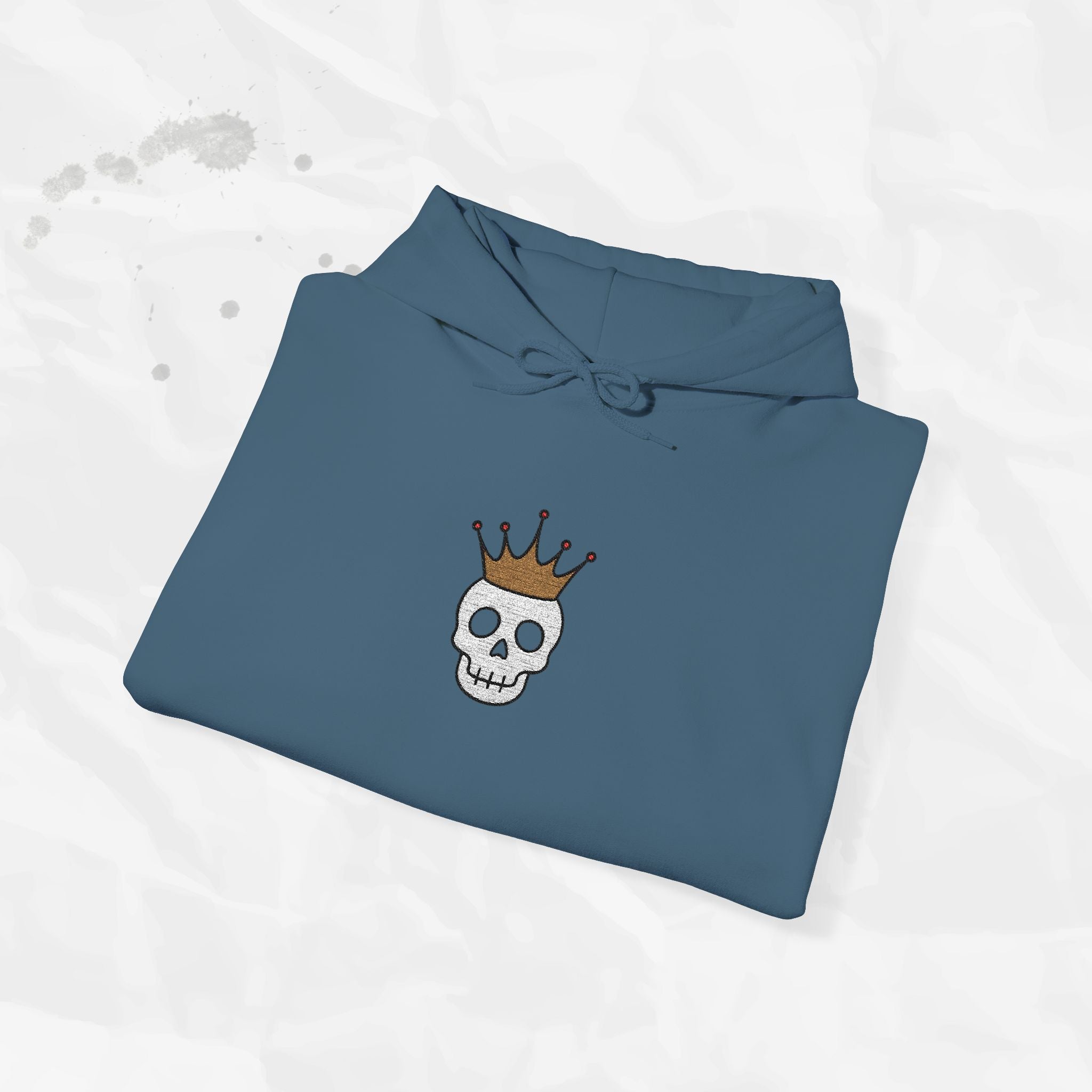 Crown Skull - Embroidered Hoodie