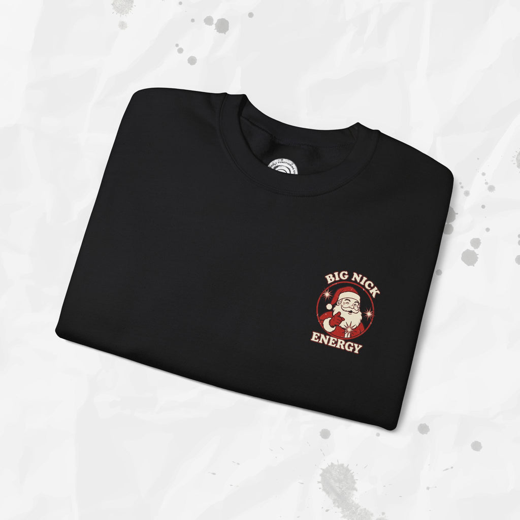 Big Nick Energy – Crewneck Sweatshirt (Pocket Print)