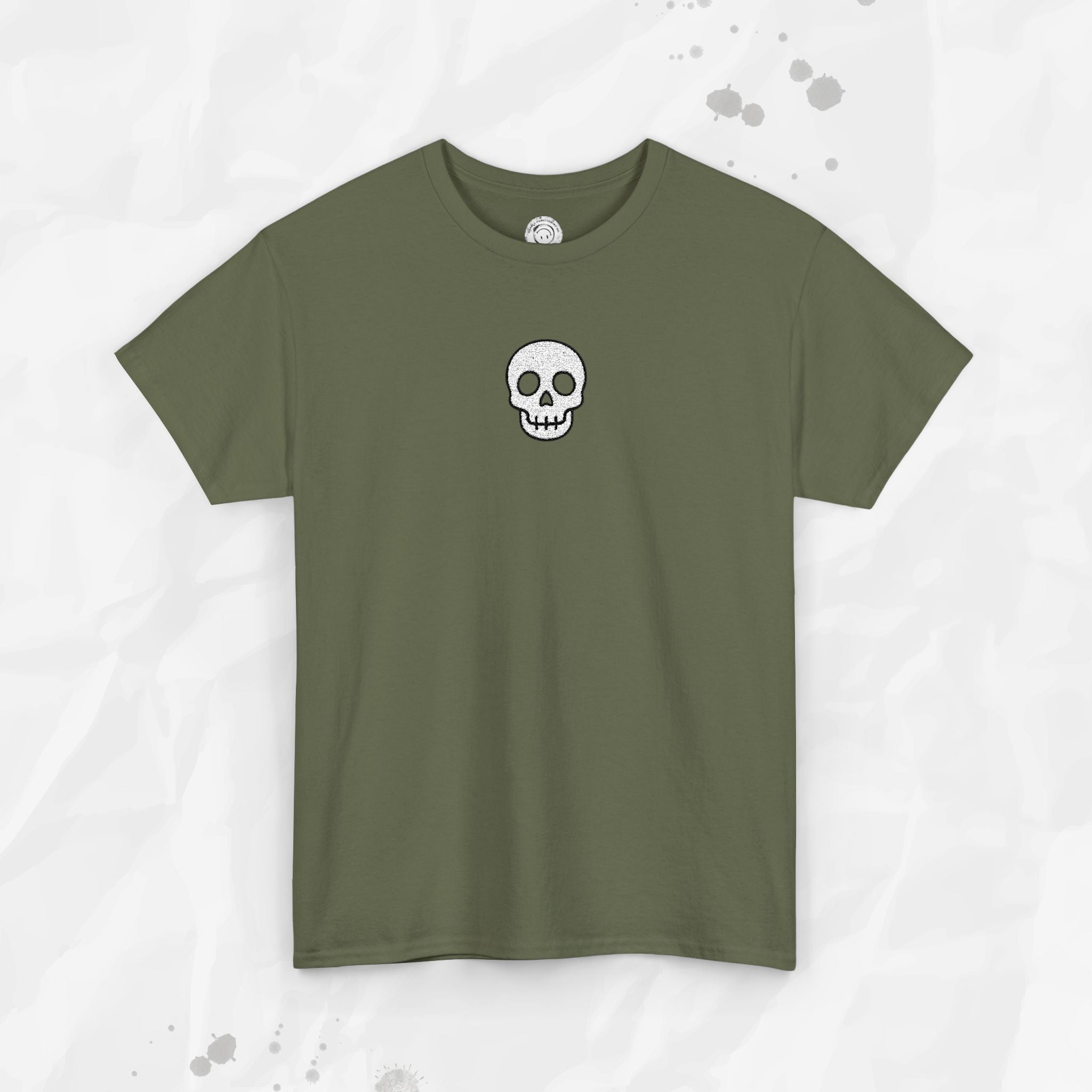 Skull Icon – Embroidered T-Shirt