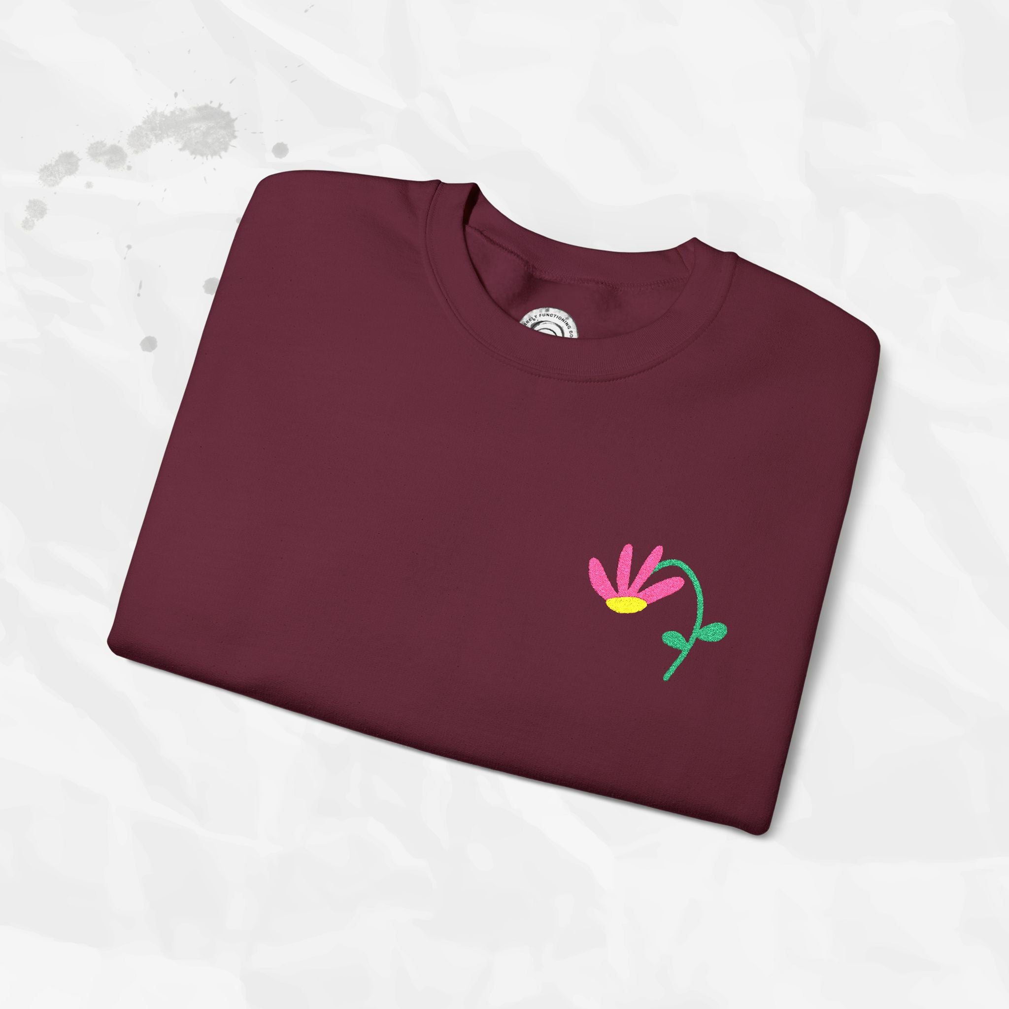 Bloom - Embroidered Crewneck Sweatshirt