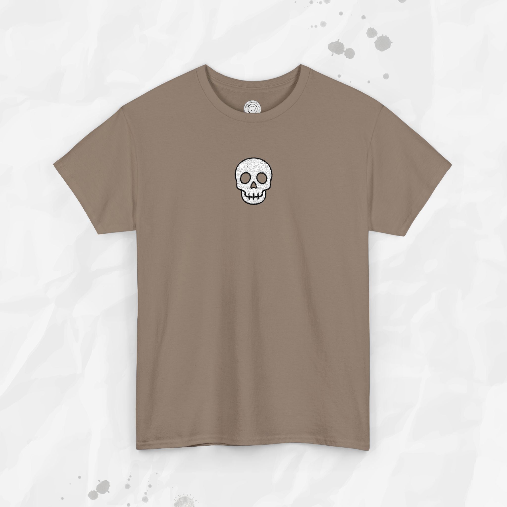 Skull Icon – Embroidered T-Shirt