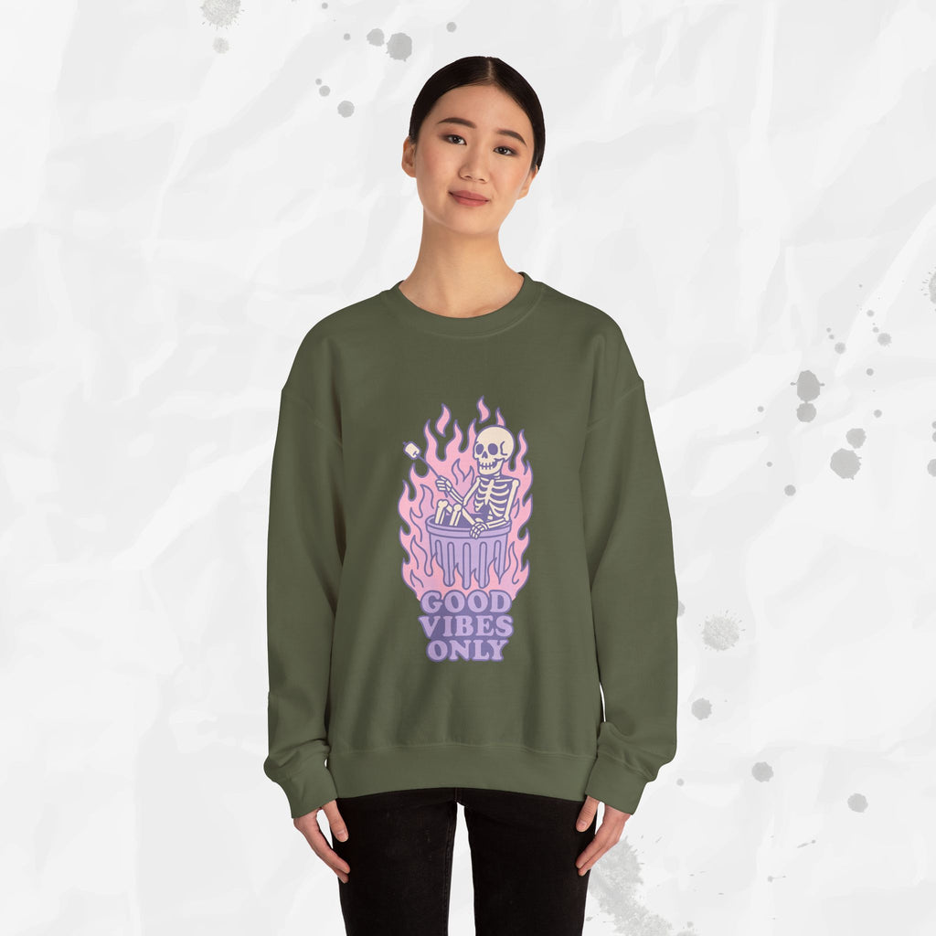 Good Vibes Only - Crewneck Sweatshirt