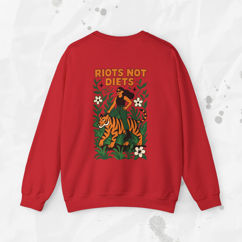 Riots Not Diets - Crewneck Sweatshirt