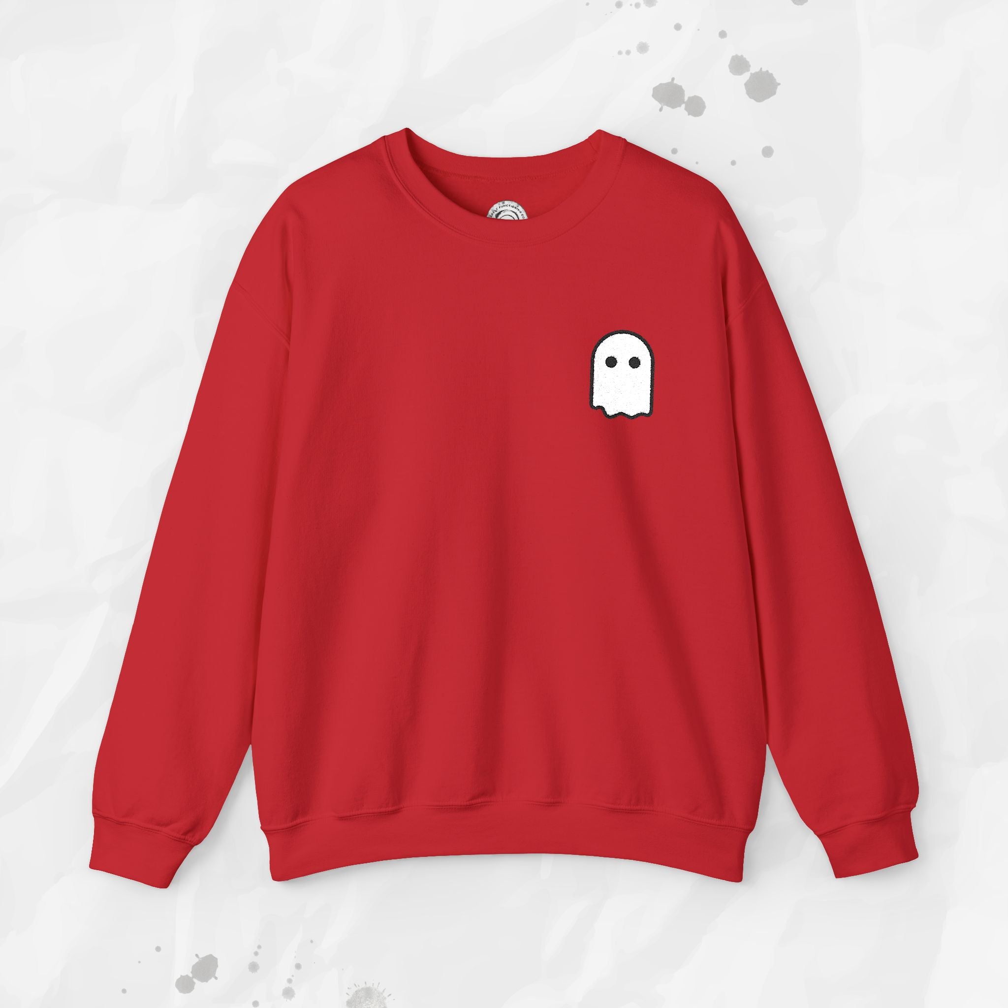 Ghost Icon – Embroidered Crewneck Sweatshirt