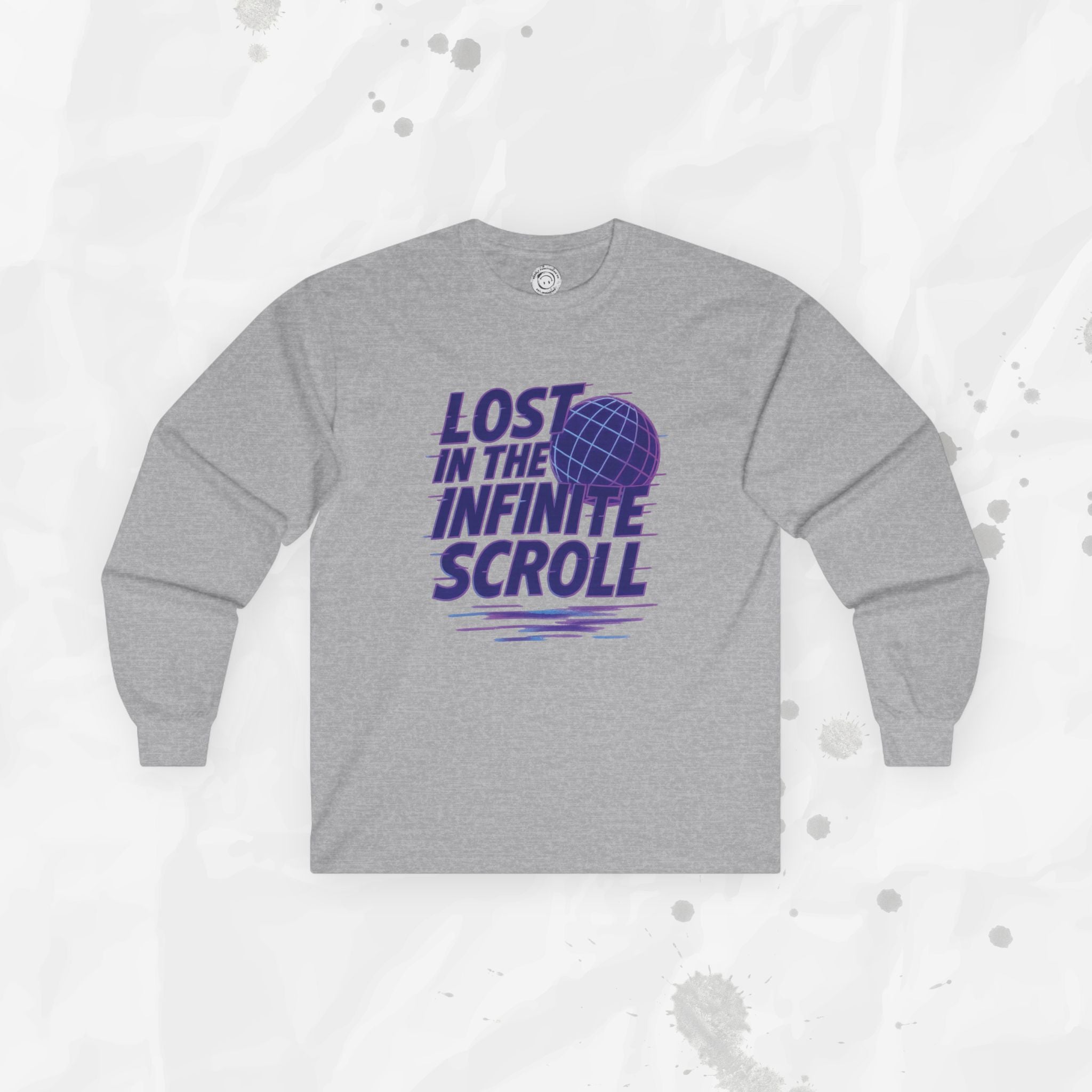 Lost in the Infinite Scroll - Long Sleeve T-Shirt