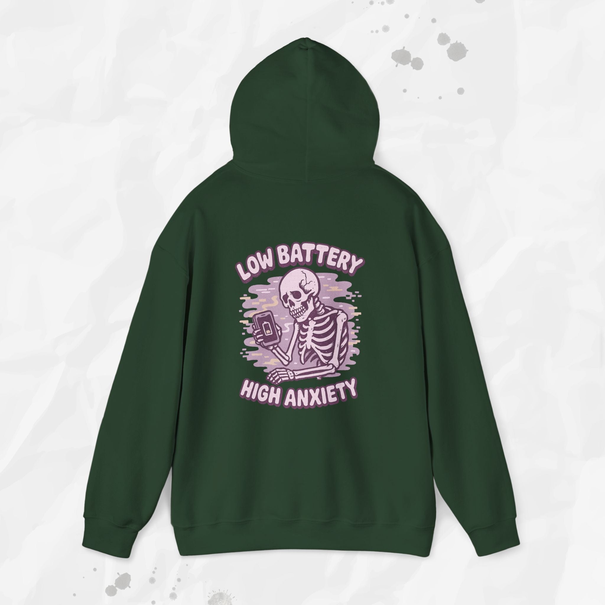 Low Battery, High Anxiety - Hoodie