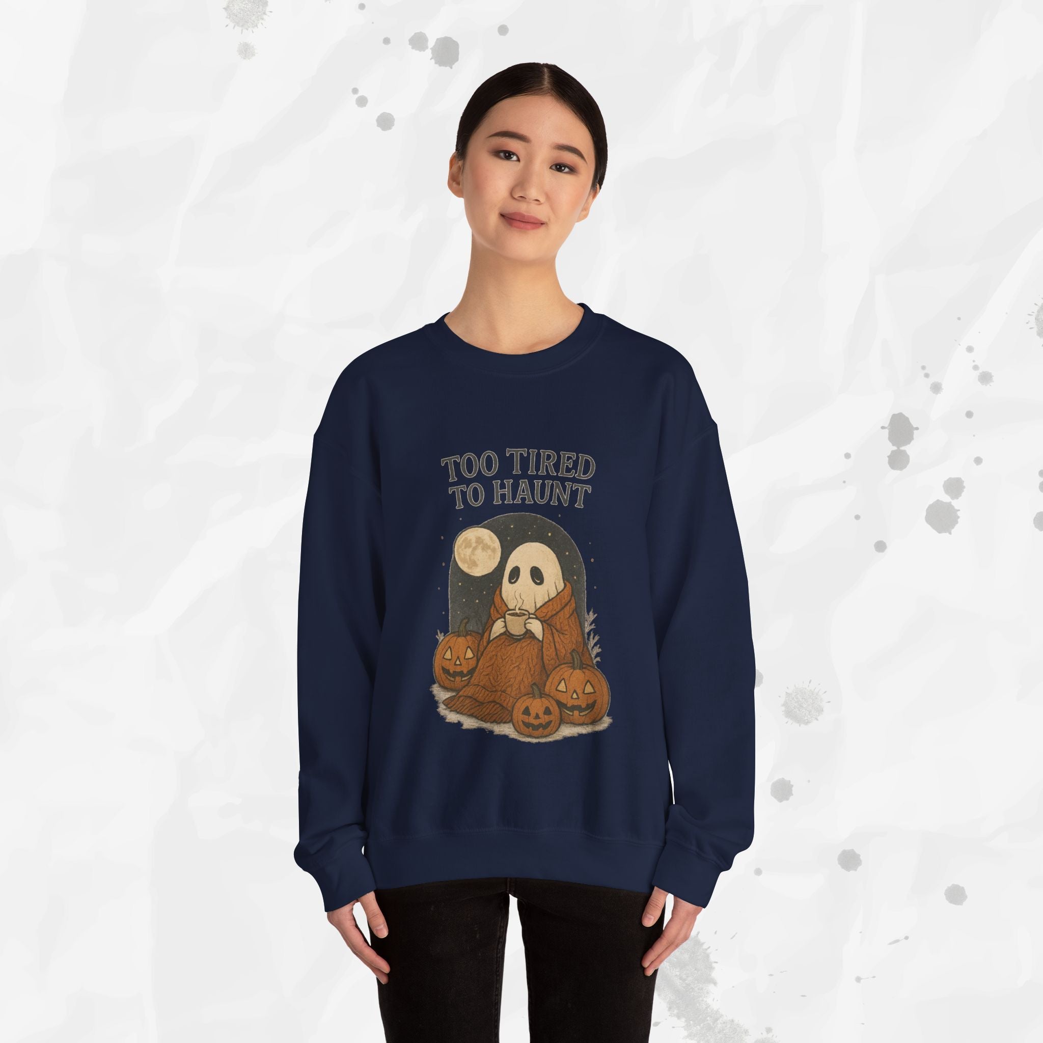 Too Tired to Haunt - Crewneck Sweatshirt