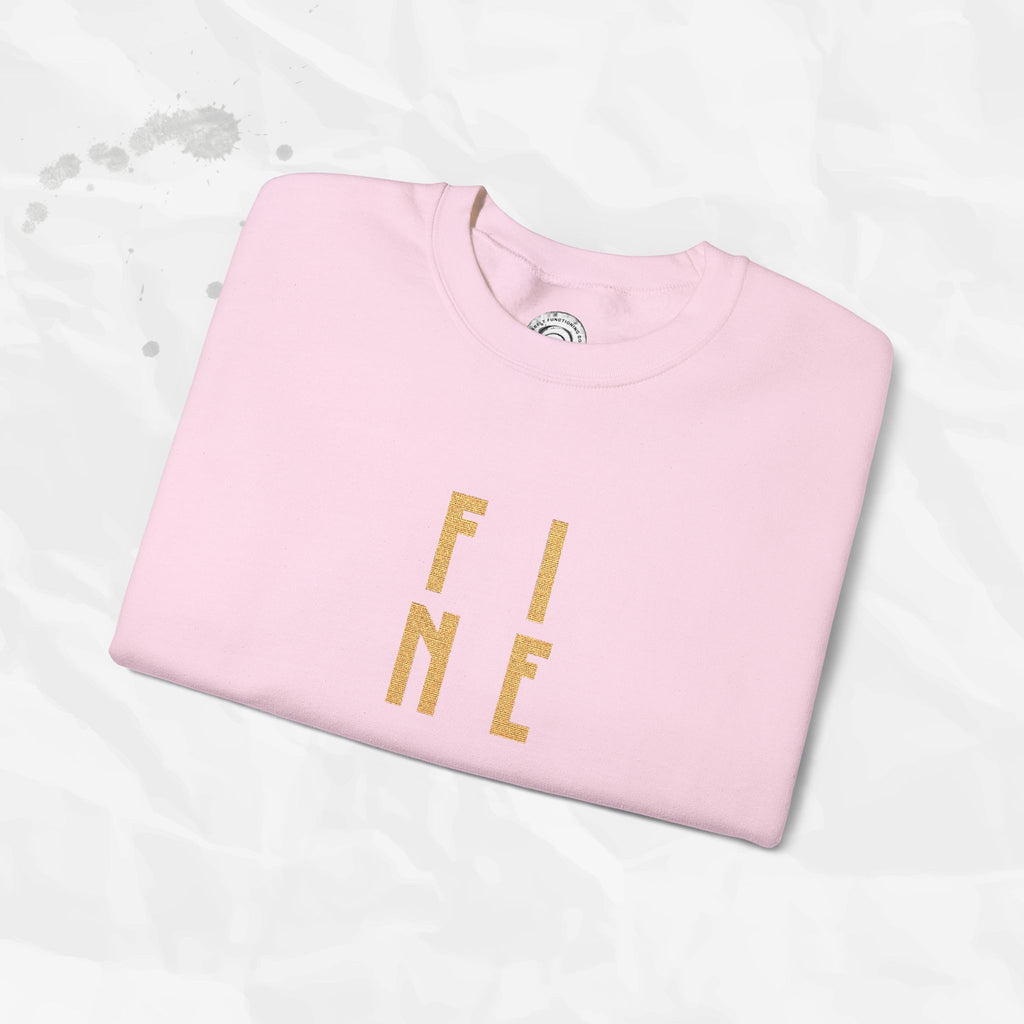 FINE – Embroidered Crewneck Sweatshirt