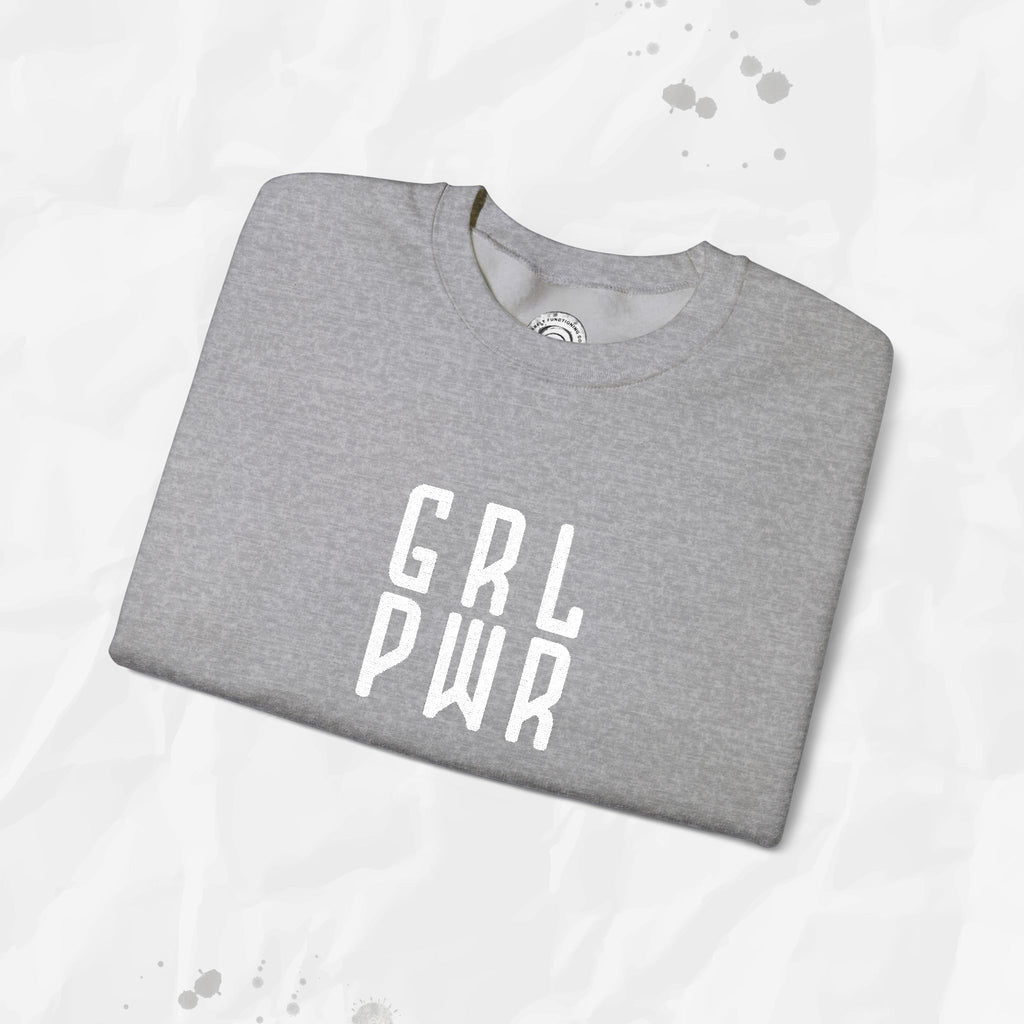 GRL PWR - Embroidered Crewneck Sweatshirt